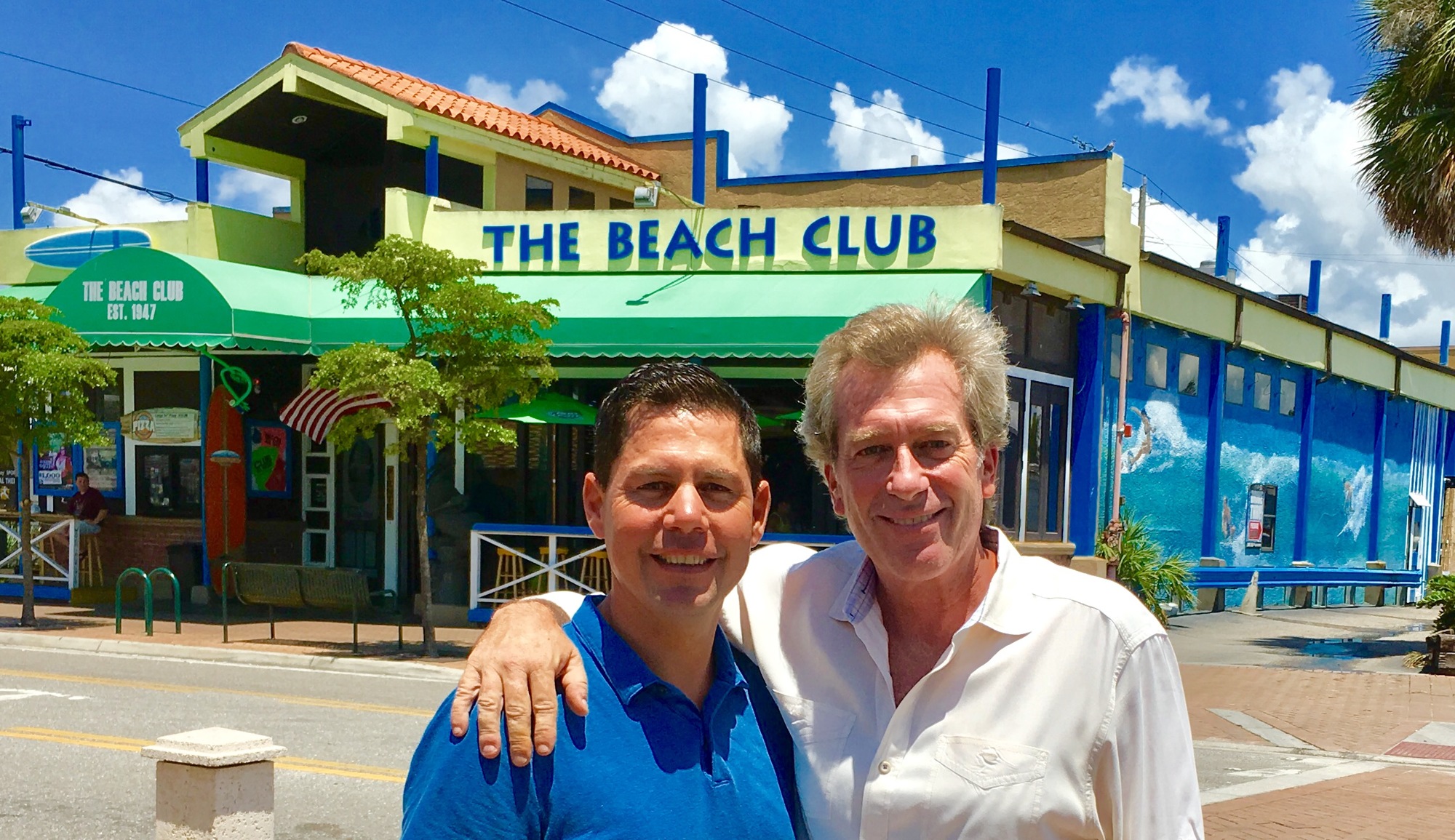 Business partners Mike Granthon and Chris Brown own The Beach Club. Courtesy photo 