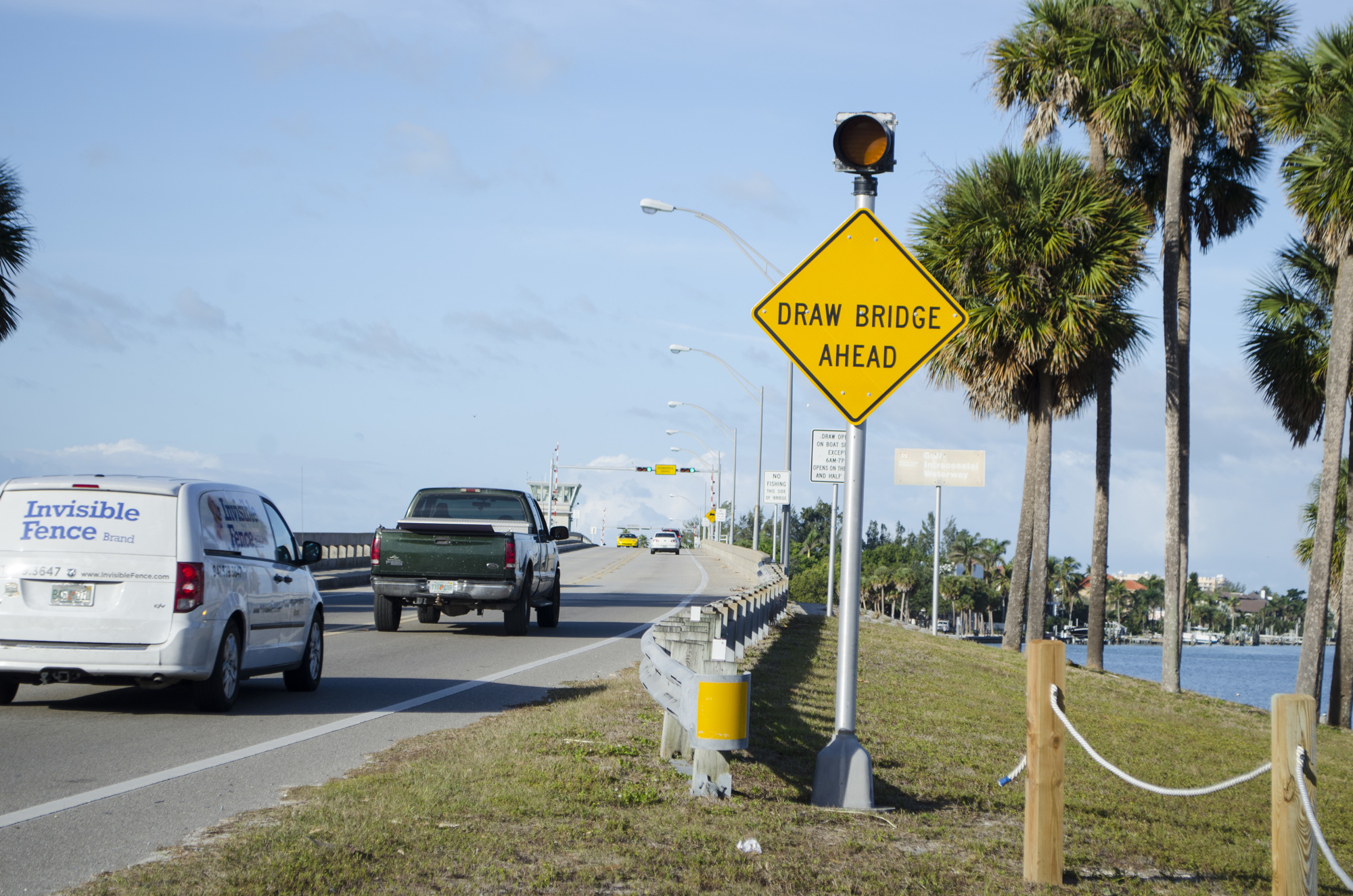 The Siesta Key Bridge opened less than the Stickney Point Bridge in November, but opened off-schedule more frequently. 