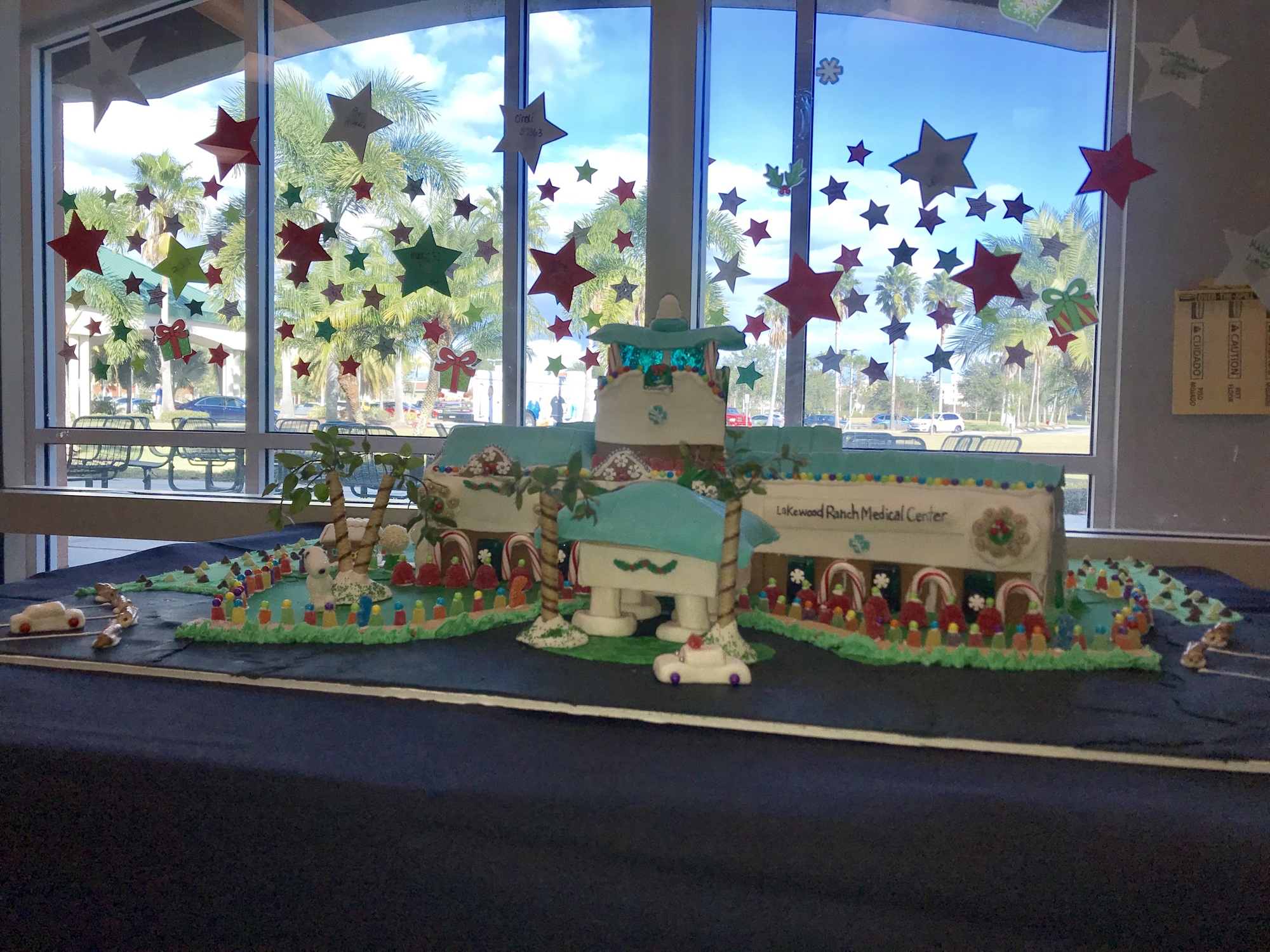 This gingerbread house replica of Lakewood Ranch Medical Center won and in-house contest. Courtesy photo.