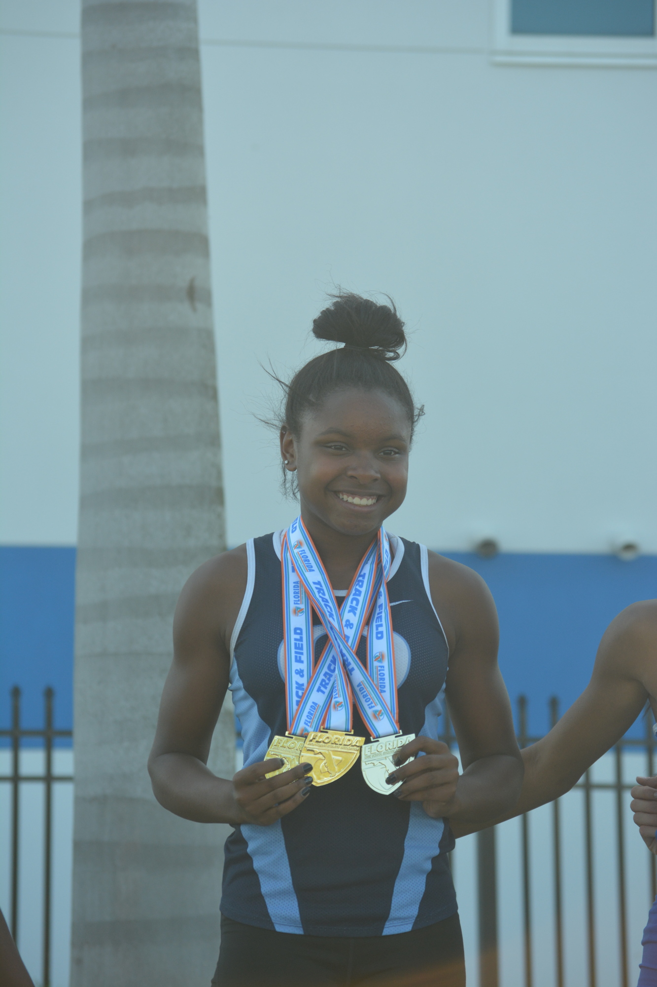 ODA freshman Saraiah Walkes will look to repeat her three-title performance at the Class 1A track and field championships in May.