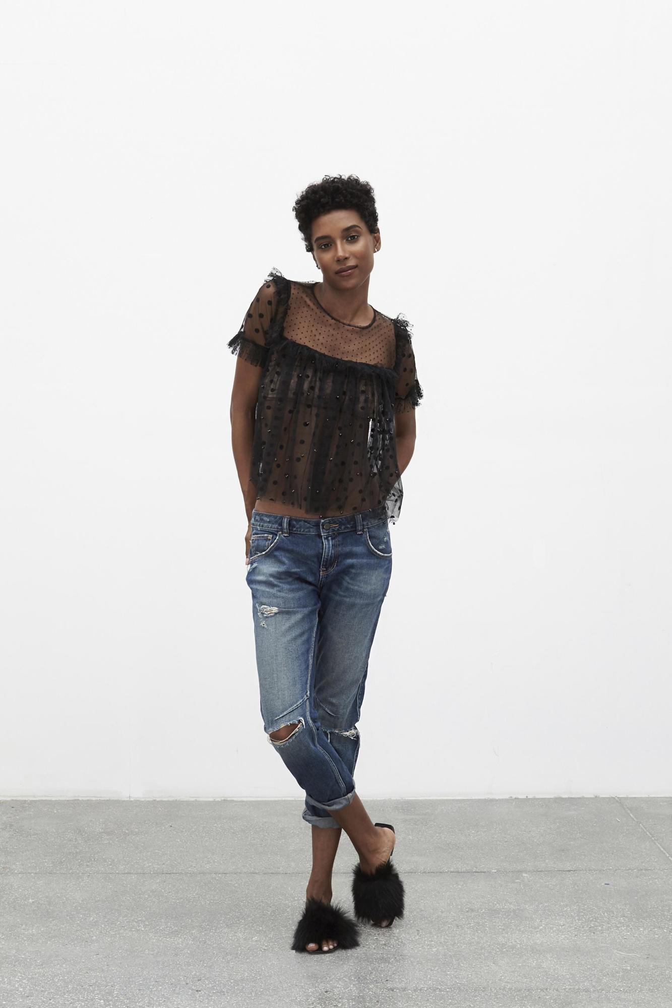 The Kebero New York top will be available at Clever Rose, $255.