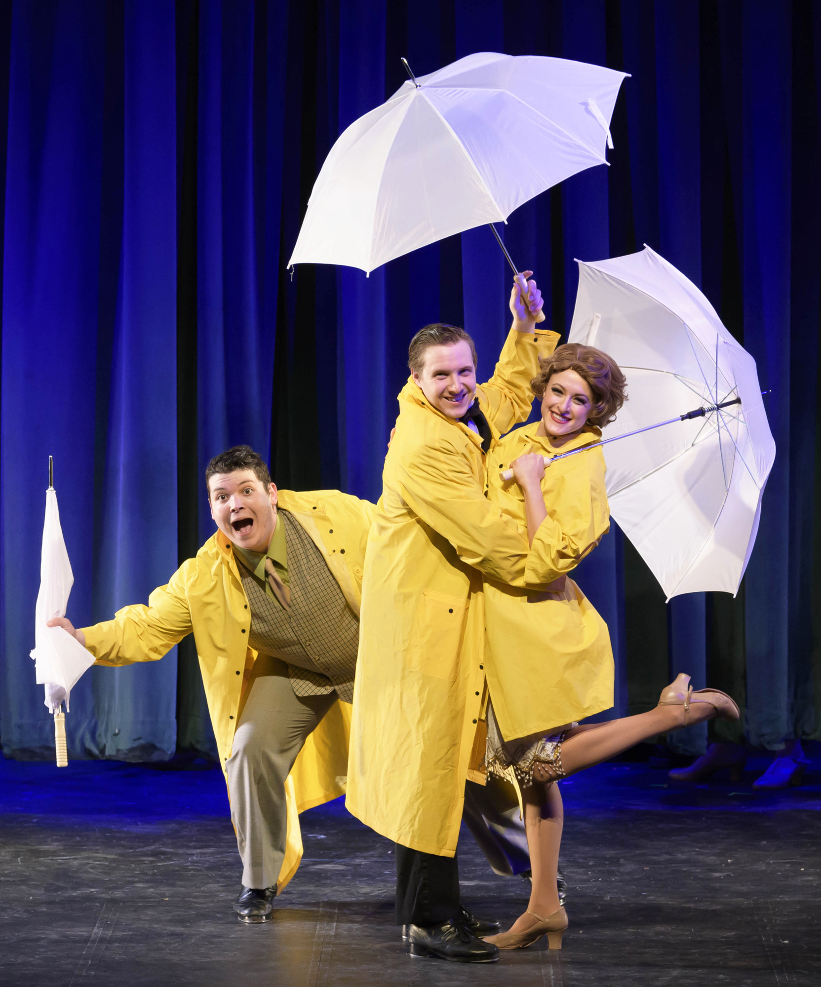 “Singin’ in the Rain” was choreographed by Brian Finnerty. Photo by Cliff Roles