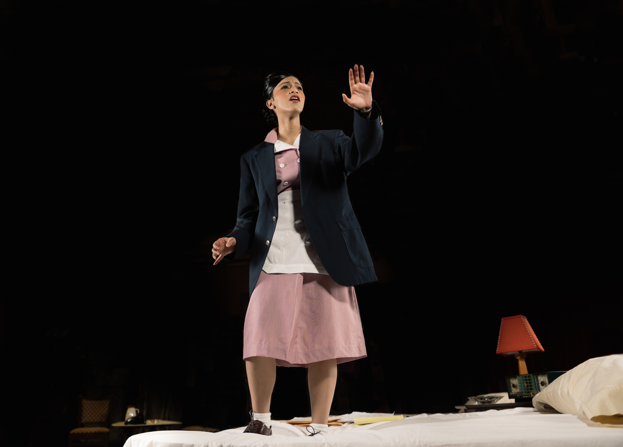 Emerald Rose Sullivan plays the role of Camae in WBTT’s production of ‘The Mountaintop.’ Courtesy photo