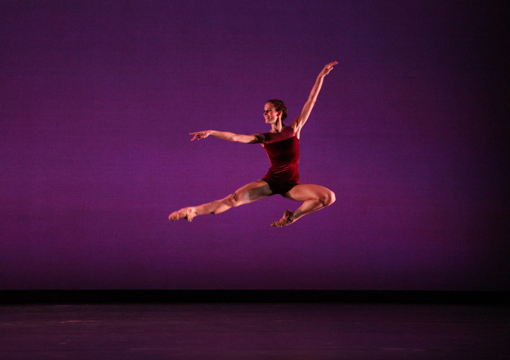 Kristianne Kleine shined throughout the evening as the company’s modern muse. Photo by Frank Atura