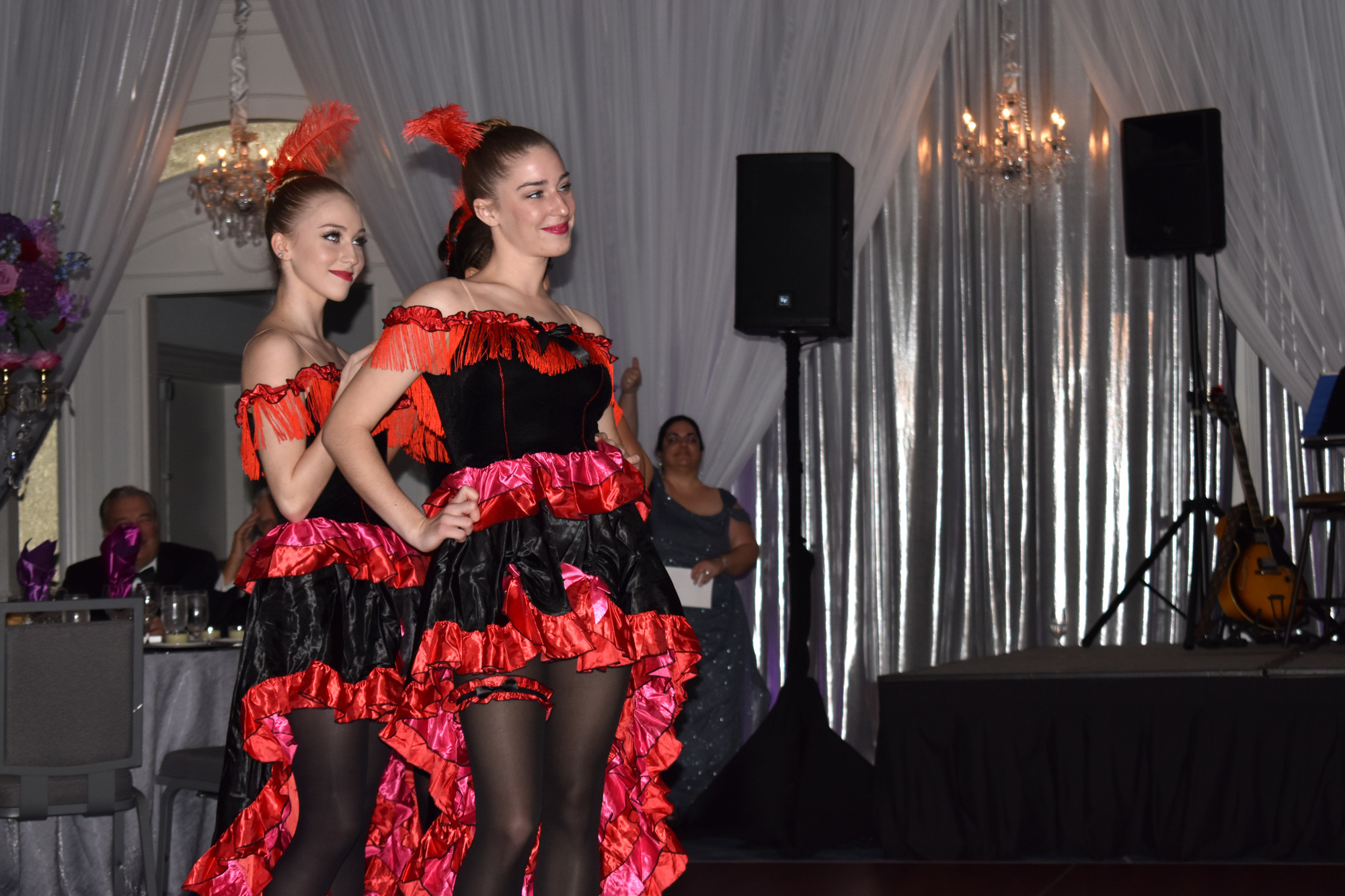 Cuban Ballet dancers surprise guests with a performance of the Can Can. Photo by Niki Kottmann.