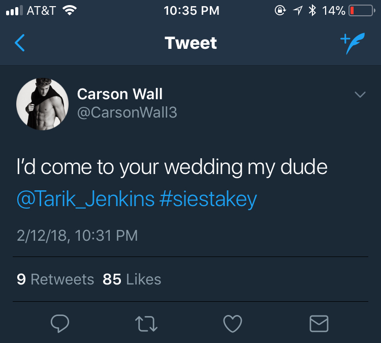 Tarik's mom kicked him out of the house when she found out he was gay and told him she didn't know if she would ever go to his wedding.