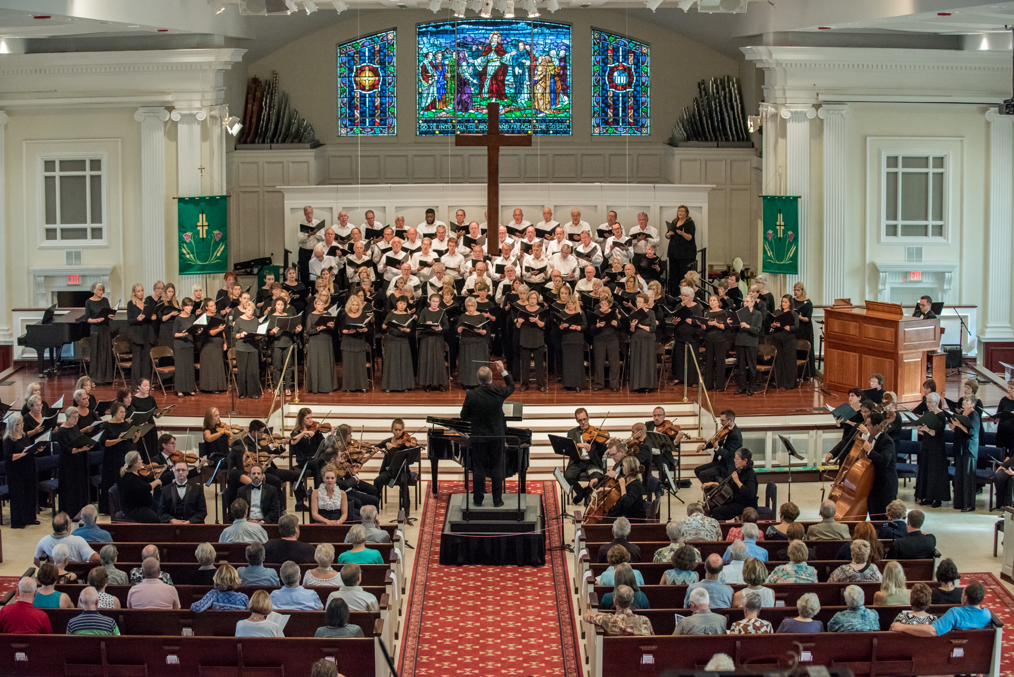 Key Chorale’s 110 voices will be joined by Steinway artist Jeffrey Biegel, considered one of the most prolific artists of his generation, along with six professional soloists and a 29-piece orchestra. Courtesy photo