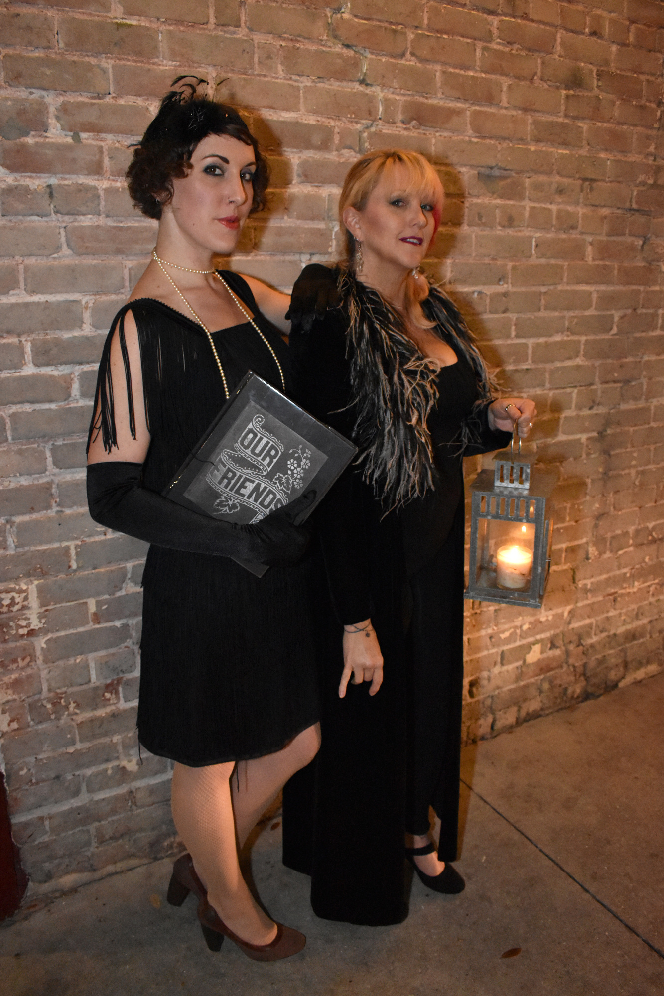 Sarafina Murphy-Gibson and Laura Daniel Gale dress in prohibition-era decor for their tours to honor what they believe was the city's heyday. Photo by Niki Kottmann