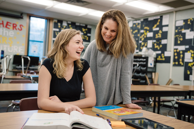 Patty Sisson, a teacher at Braden River Middle School for nine years, has had a front-row seat to Manatee County’s student enrollment boom. Her daughter Hannah Sisson, pictured here, is a junior at Lakewood Ranch High School.