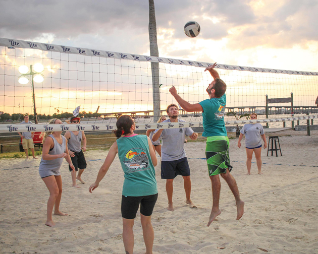 MVP runs the largest adult sand volleyball league in the state. In less than two years it grew from 28 players to 131.