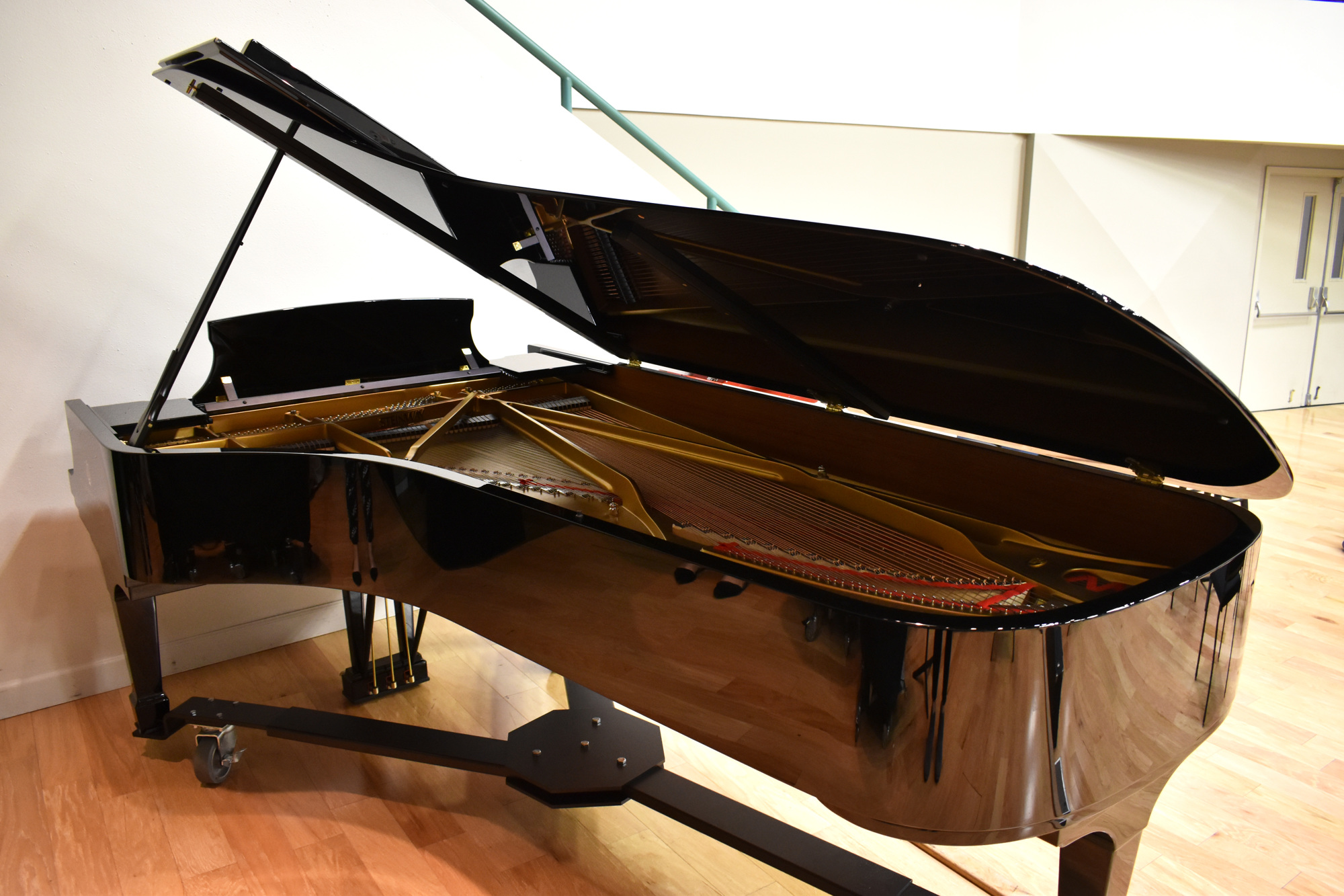 The piano will never be played outside of Holley Hall because it's too expensive and difficult to transport and it was specifically chosen because it works with the acoustics of that hall.  Photo by Niki Kottmann