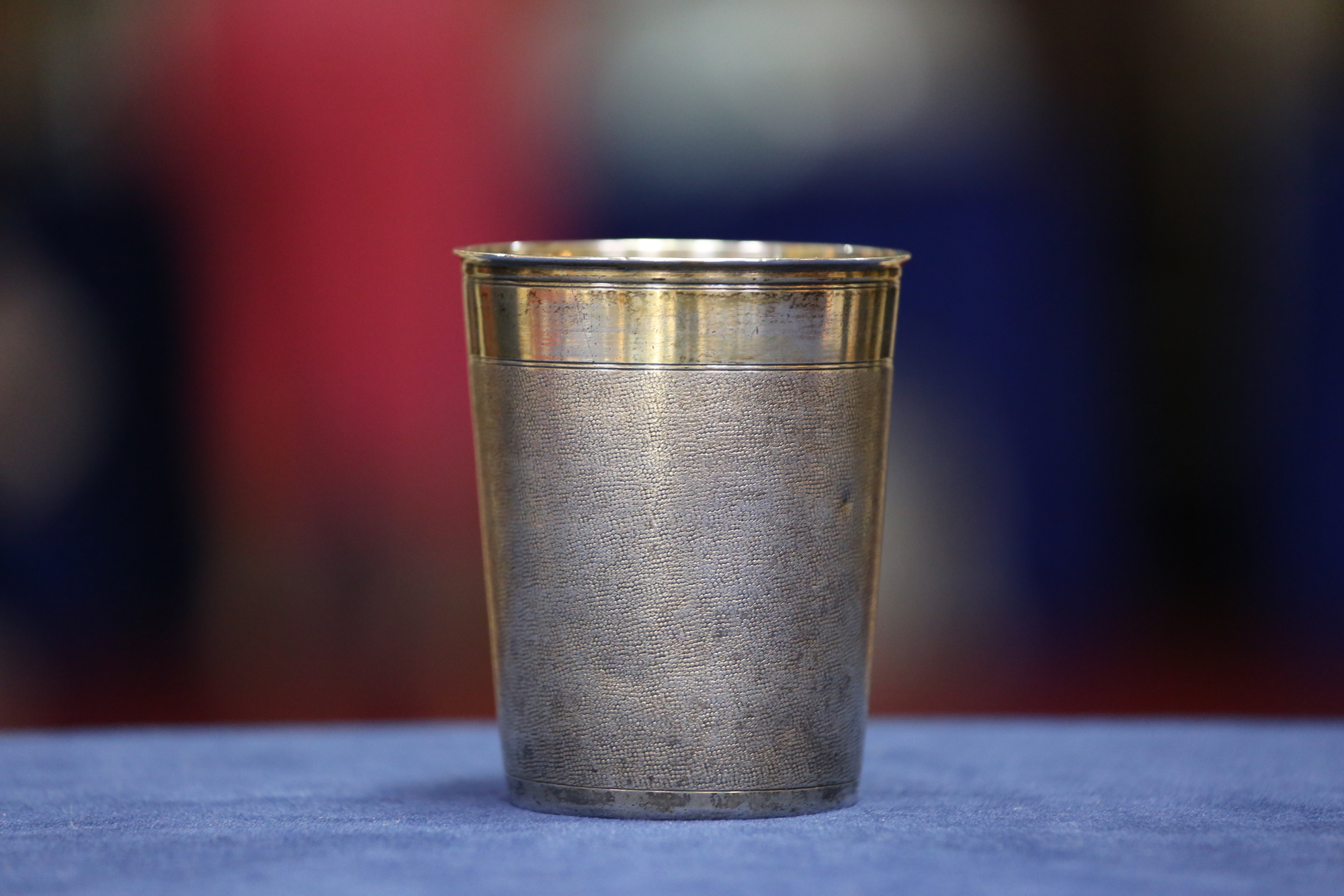 A 1654 Kiddush cup was appraised by Kerry Shrives during the Sarasota taping of 