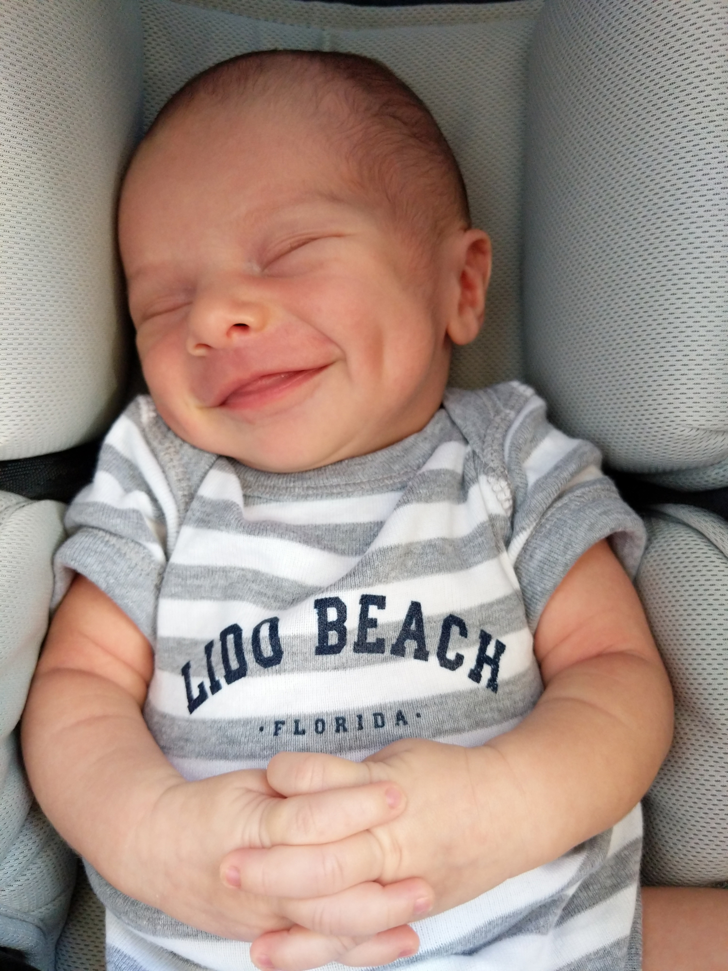 Charlie Scherer was born five days before his due date on March 28. Photo by Austin Scherer