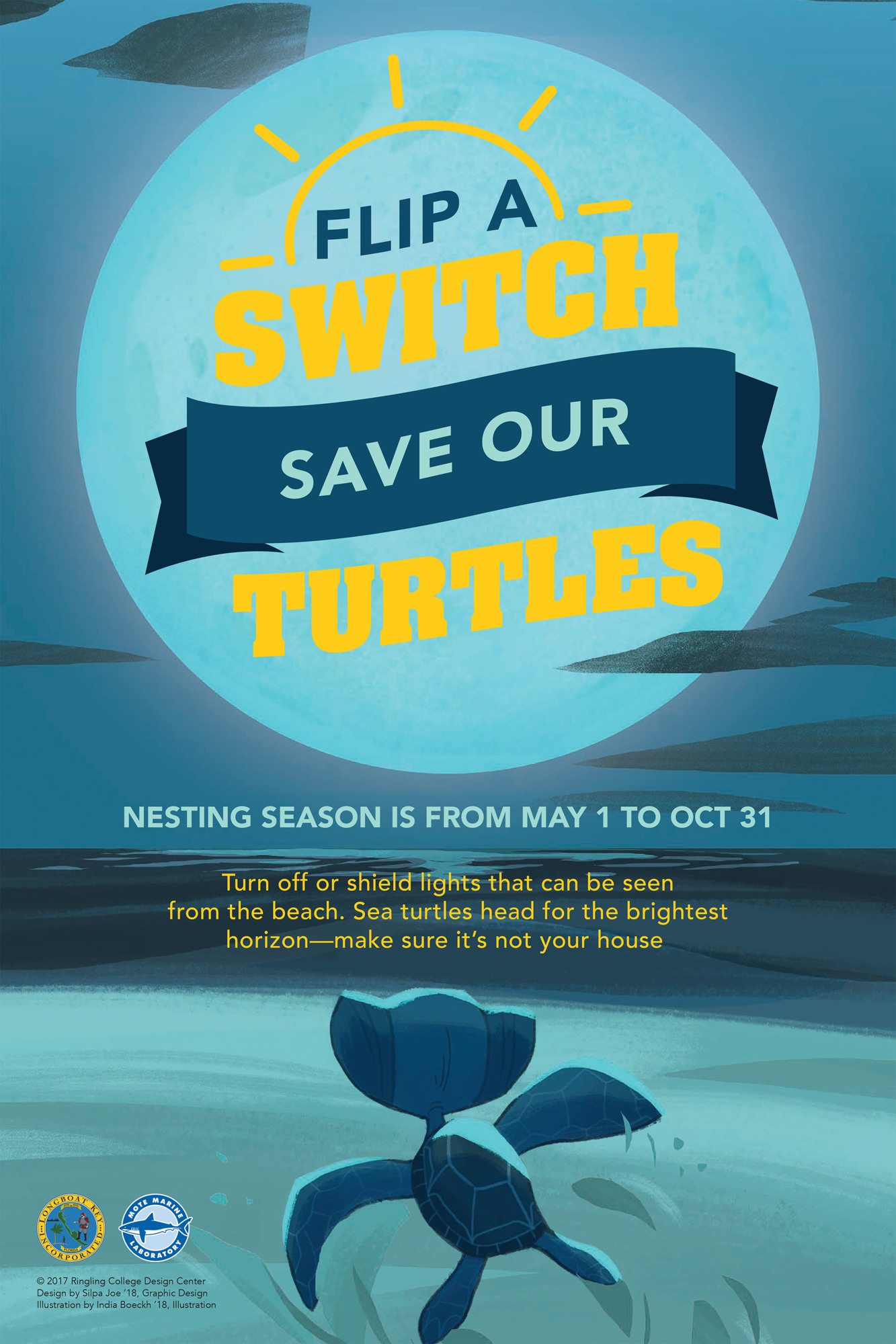 The Longboat Key Turtle Watch and Ringling College of Art and Design teamed up to kickstart the 