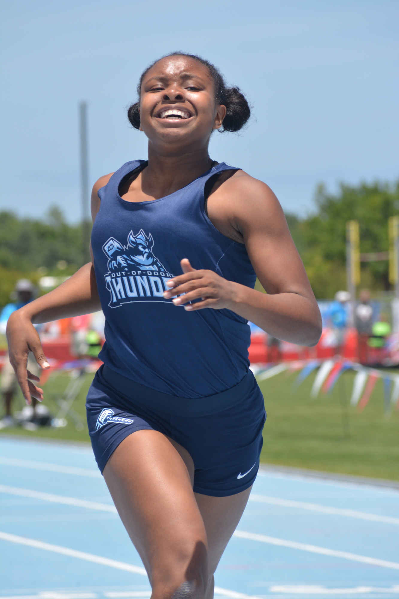 ODA freshman Saraiah Walkes smoked the competition in the 1A girls 100-meter dash (12.18 seconds).