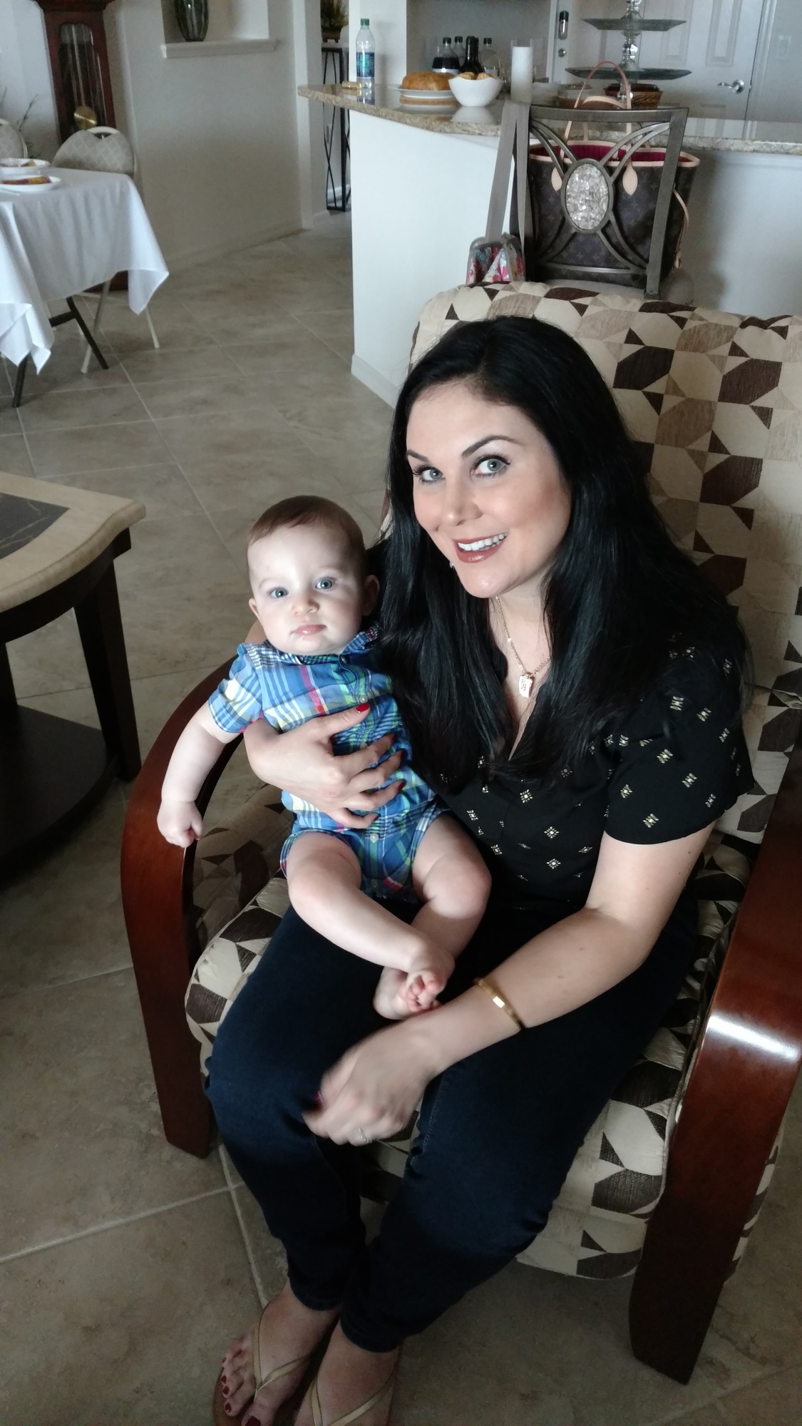 Kristina Courtenay and her son, Kylar, will celebrate their first Mother's Day.