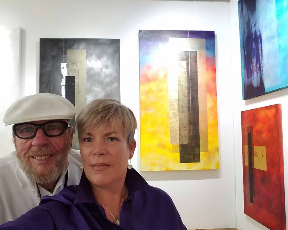 Robert and Michelle Casarietti show their work at Miami’s Art Basel. Courtesy photo