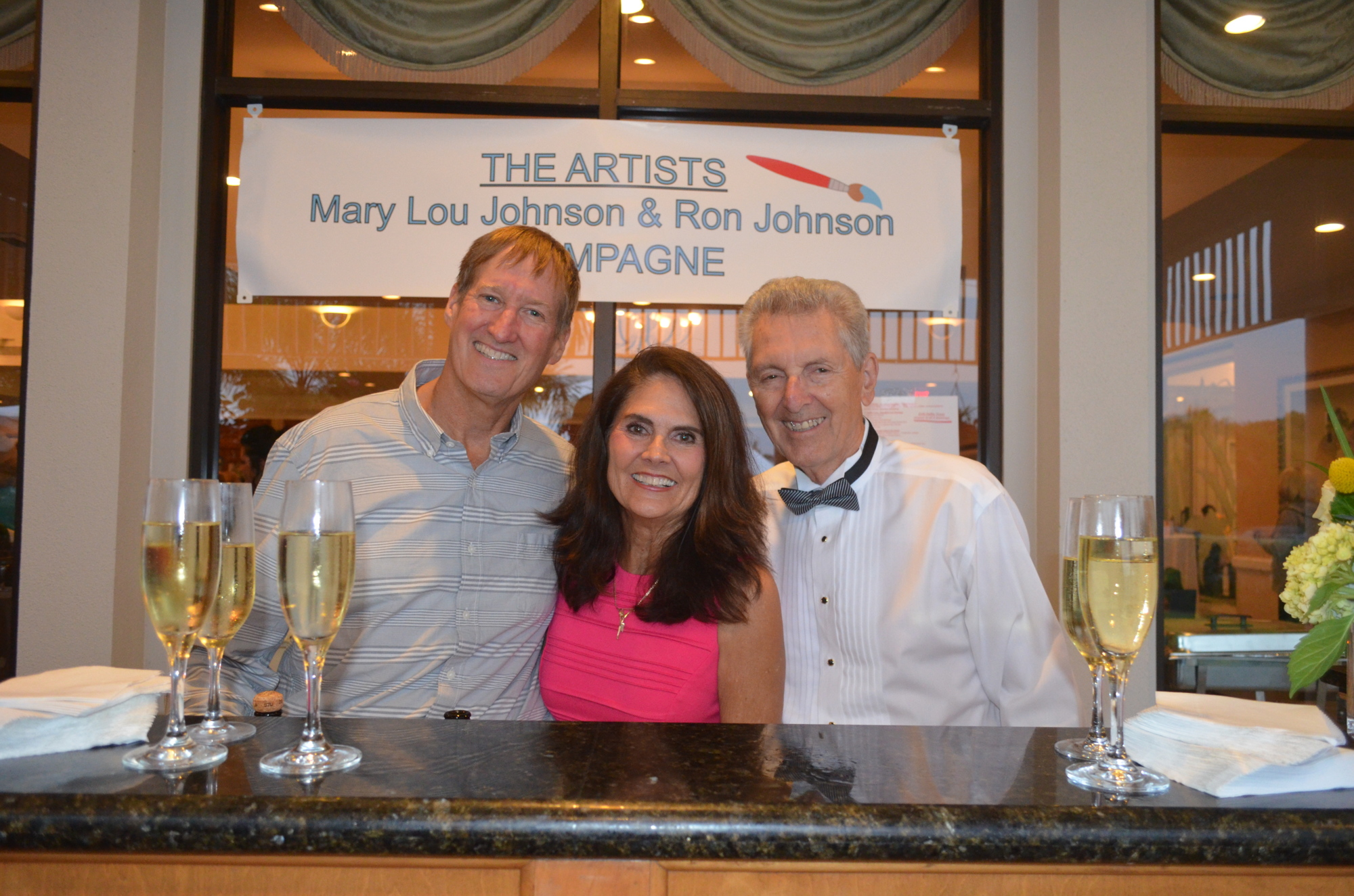Neil Avison, Mary Lou Johnson and Ron Johnson were celebrity bartenders at last year's Taste of the Keys and Fashion Show.