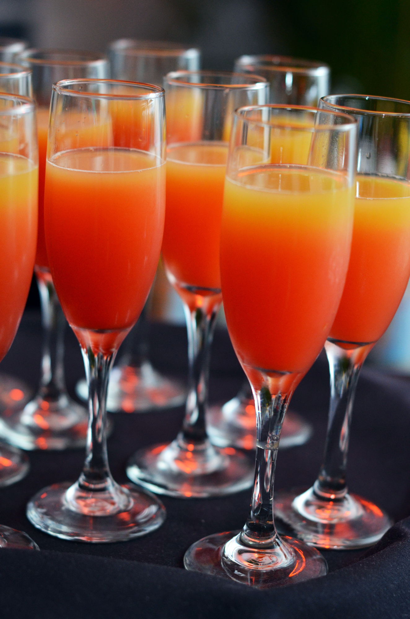 'Champagne Sunrise' was the signature drink at Palm Ball on Saturday, Feb. 6, at Bay Preserve. Photo by Heather Merriman Saba.