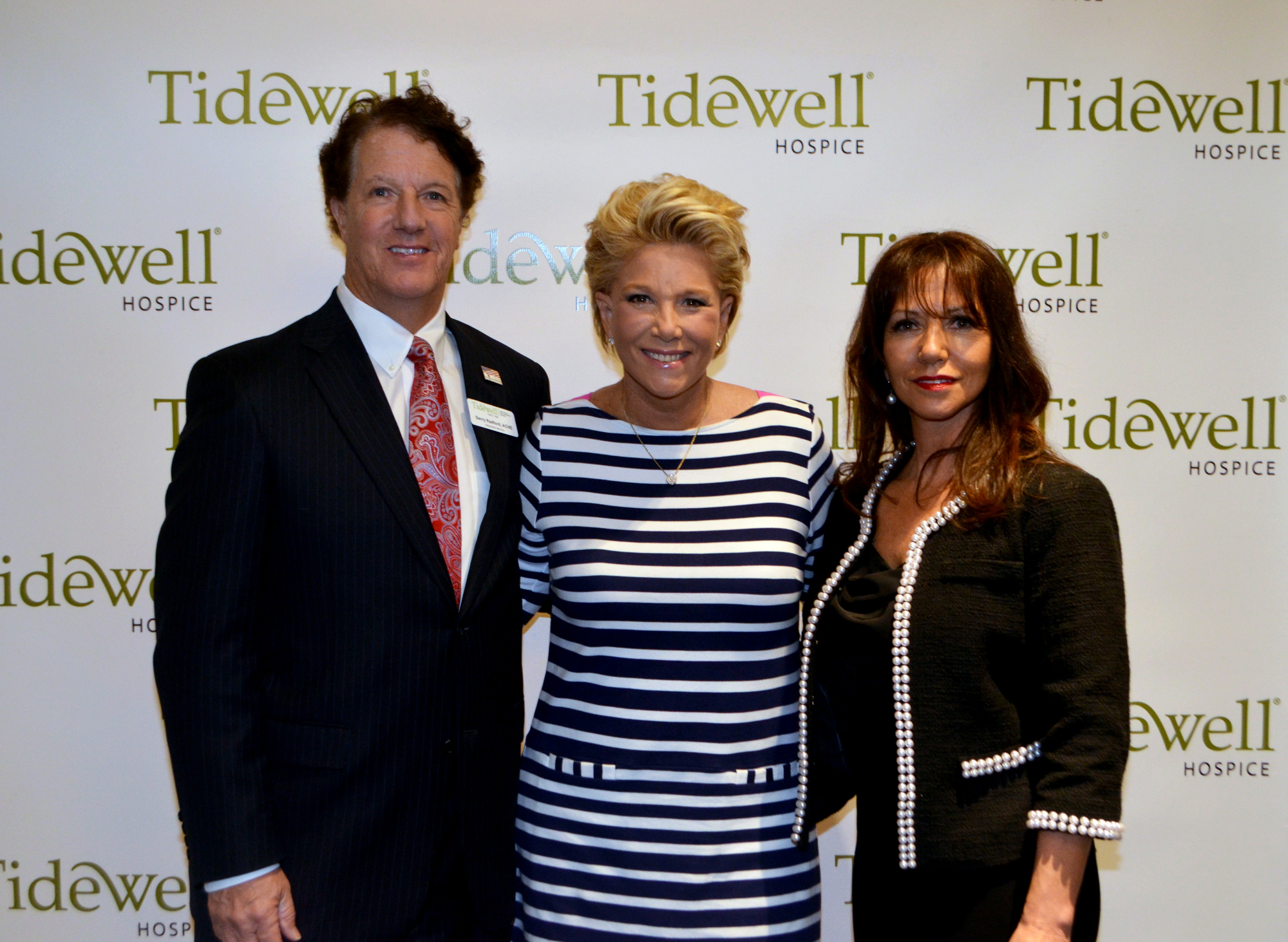 Gerry Radford, Joan Lunden and Natalie Radford at the Tidewell Hospice 7th Annual Signature Luncheon on Friday, Feb. 12, at The Ritz-Carlton, Sarasota. Photo by Heather Merriman Saba