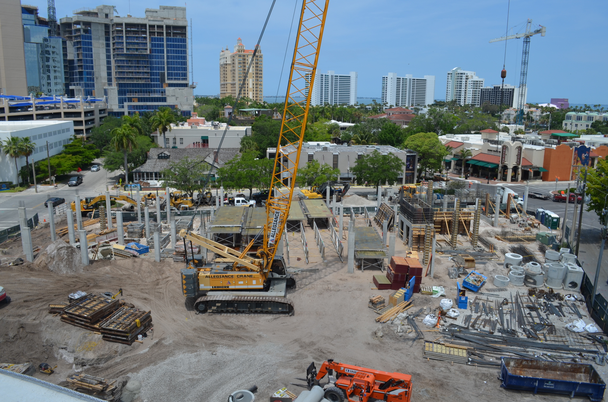 Although nothing's going to clear the cranes and cars from downtown Sarasota this season, officials are tasked with making key decisions regarding new building and traffic.