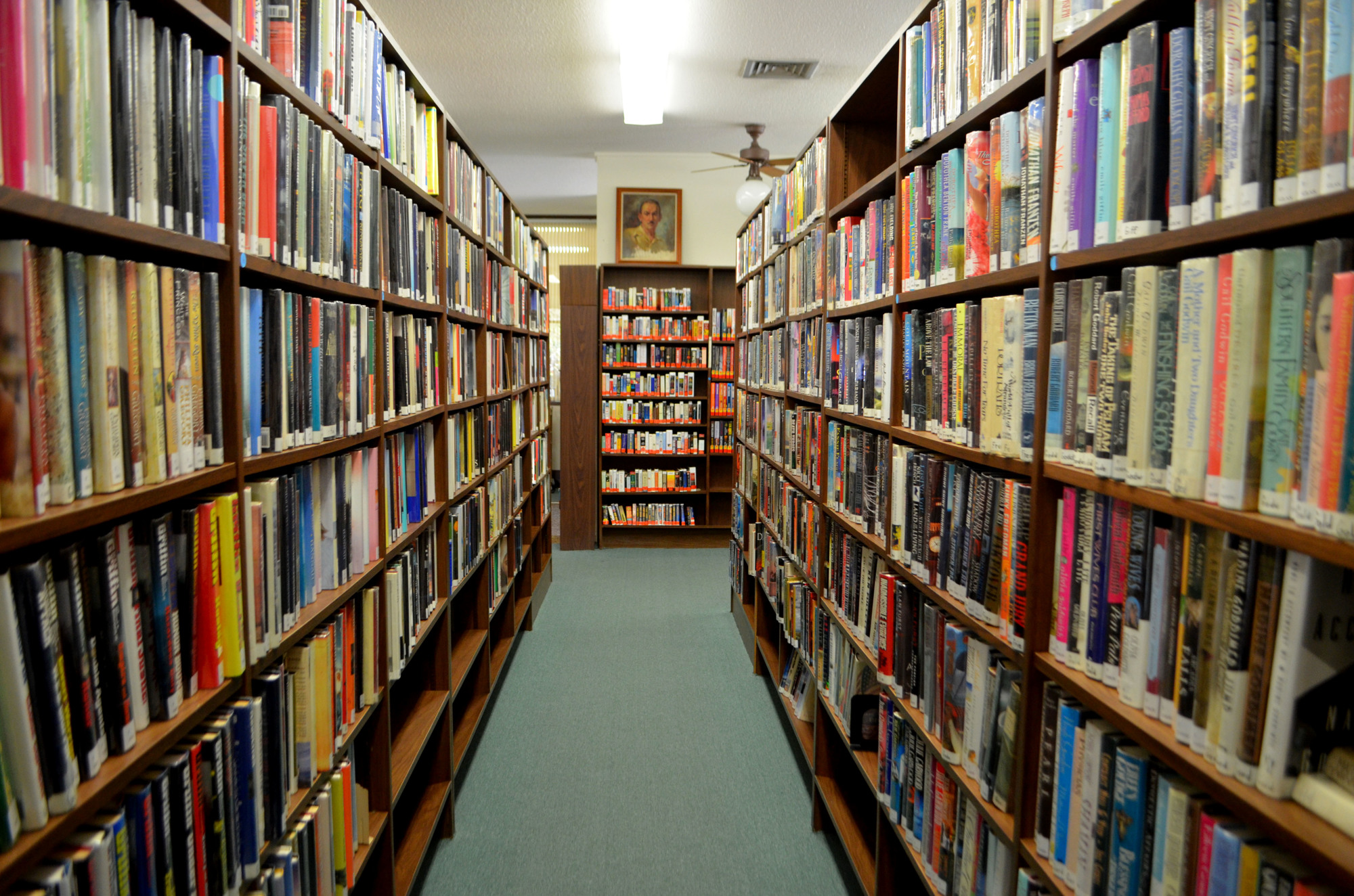 The library has 6,000 books in its current collection. When it was started in 1957, there were only 1,200 books. 