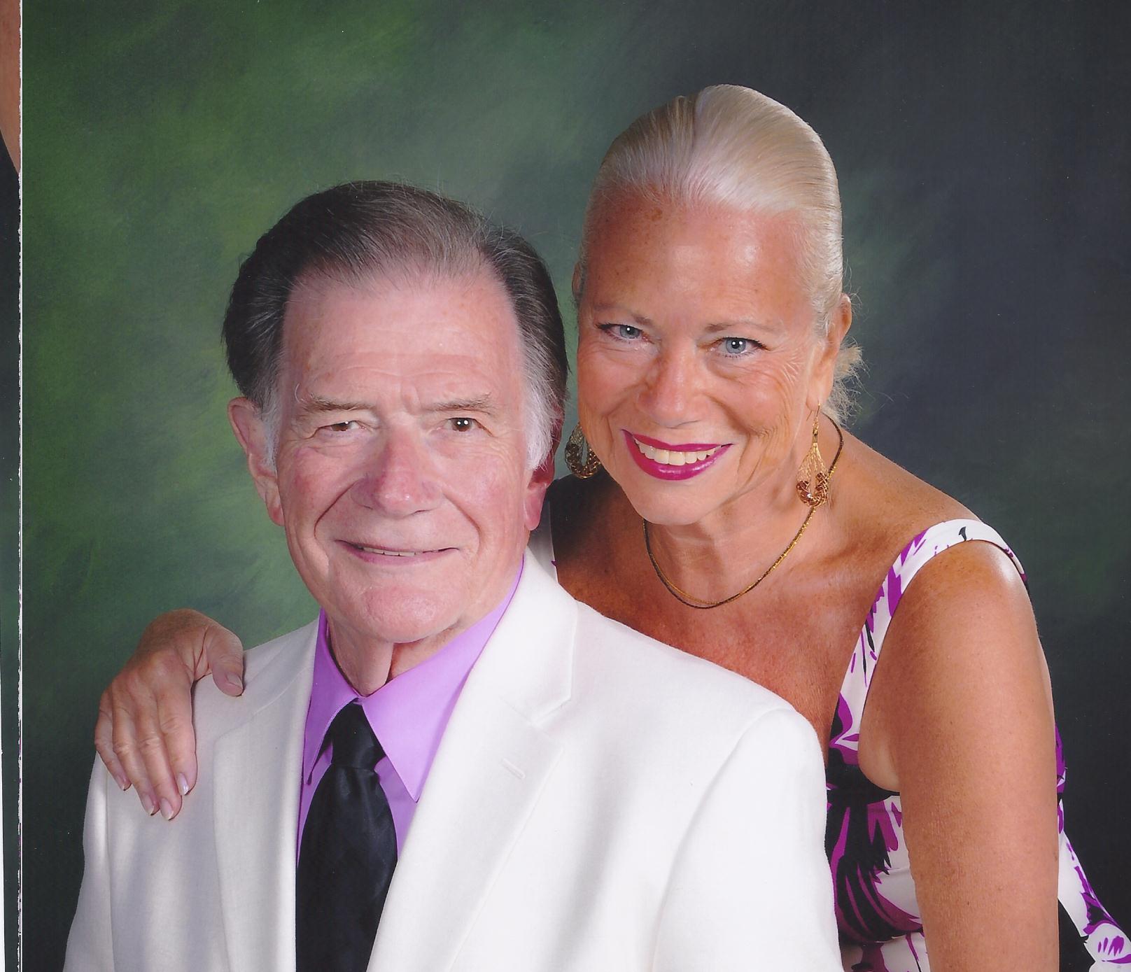 Edward Alley and June LeBell in 2011.