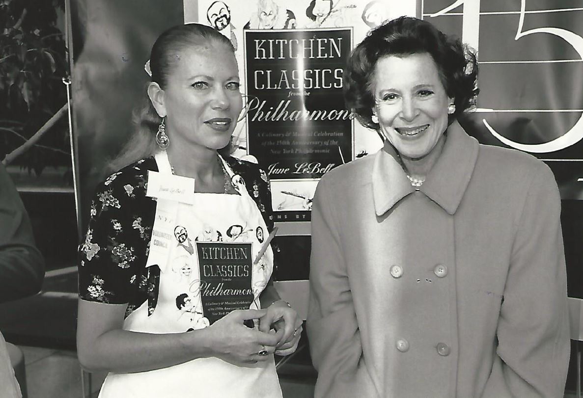 June LeBell with Kitty Carlisle Hart.