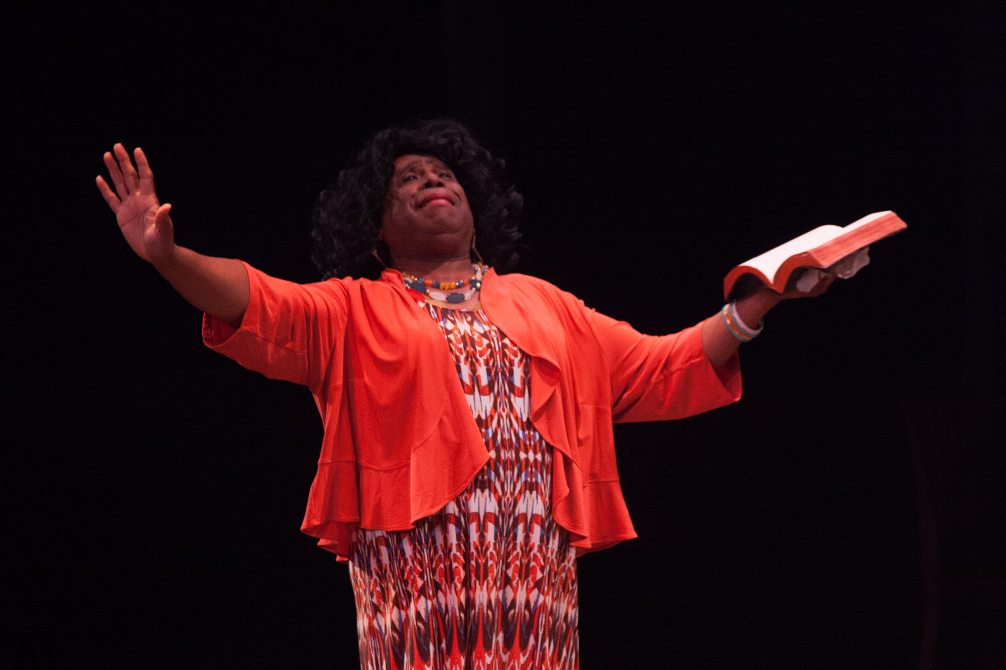 Nate Jacobs as Marguerite. Photo by Don Daly.