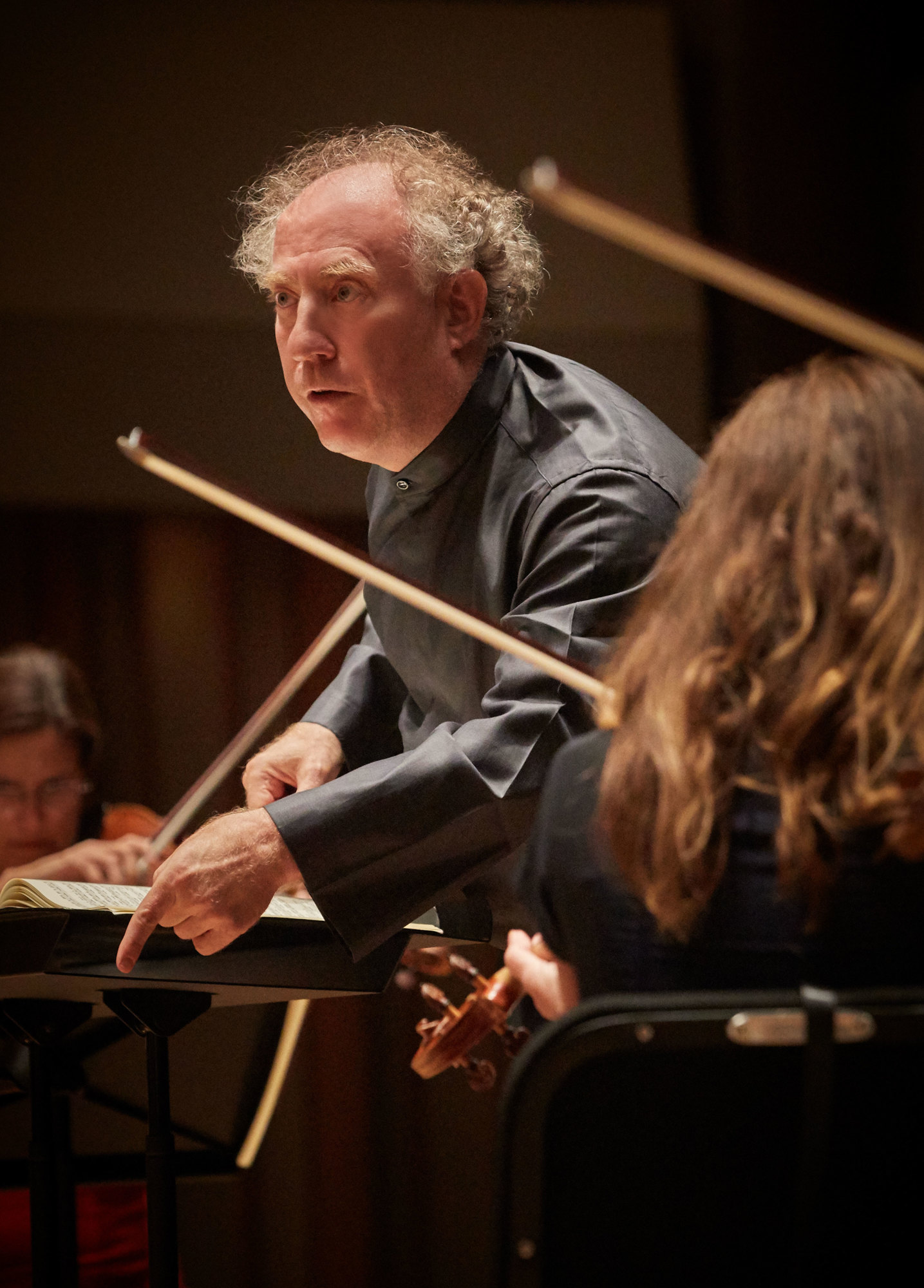 Music Director Jeffrey Kahane conducted the evening from the keyboard, changing from harpsichord to piano for Bach’s Keyboard Concerto in F Major with two obligato flutes. Courtesy photo