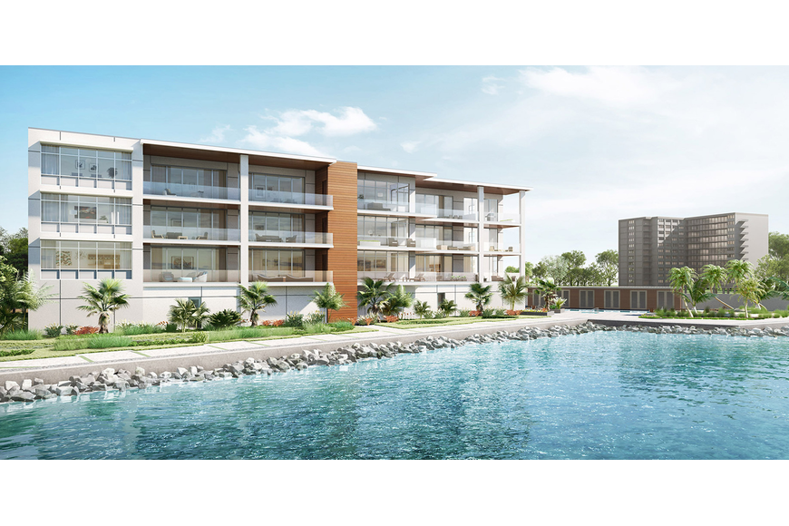 Oceane will offer six waterfront units, each about 4,500 square feet in size. 