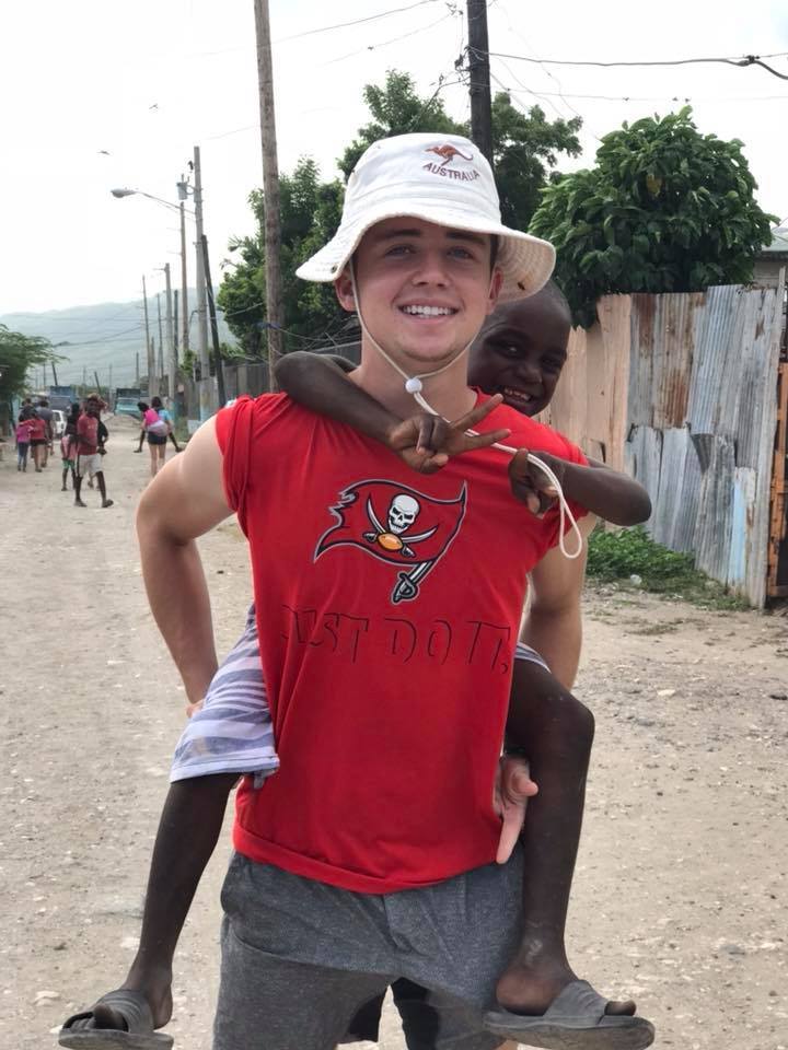 Cardinal Mooney football player Rees Swink has been on both the 2017 and 2018 trips, and said he plans to go next year, too. Courtesy photo.