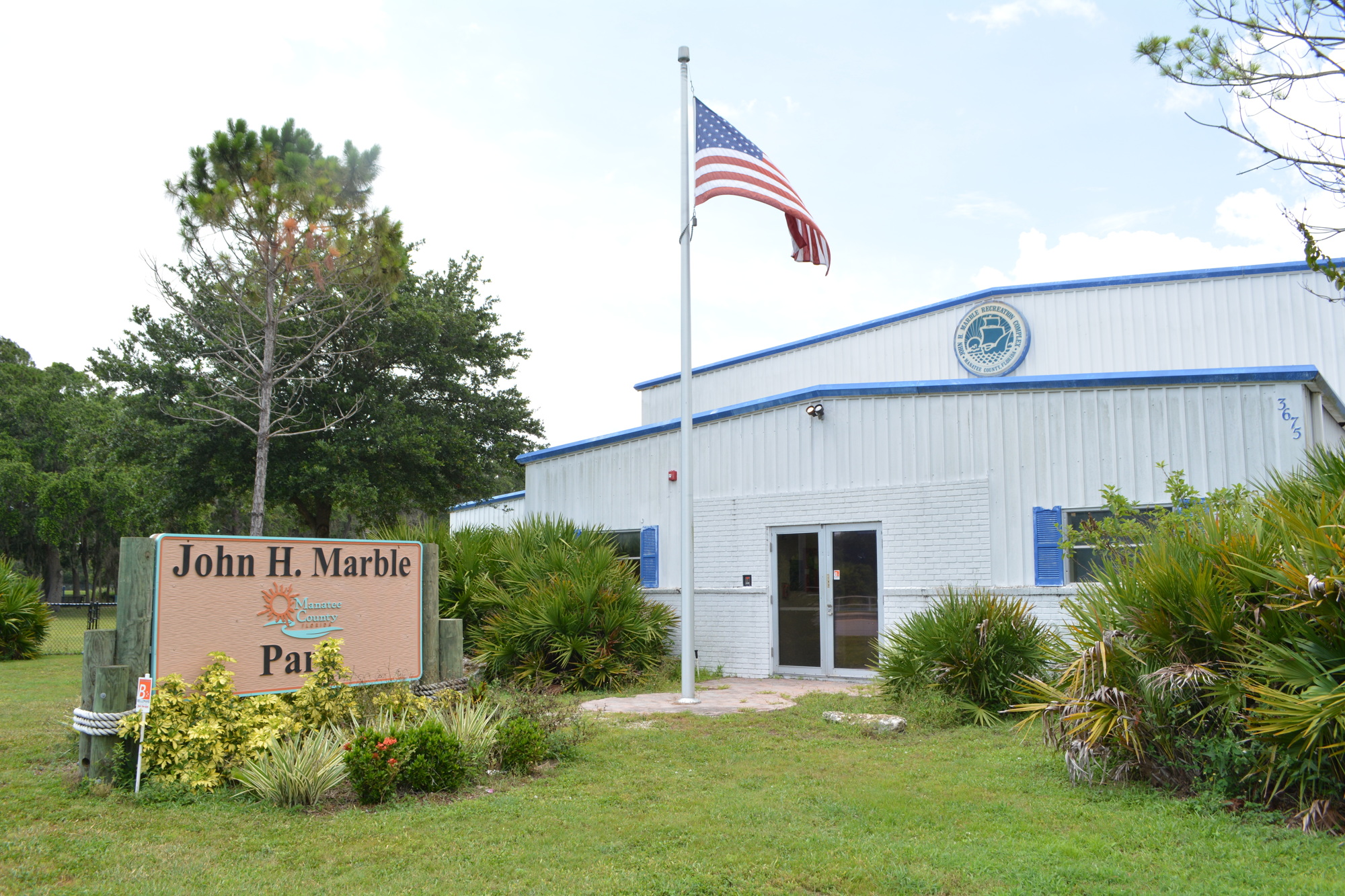 Manatee County will demolish this gymnasium structure at John H. Marble Park this fall.