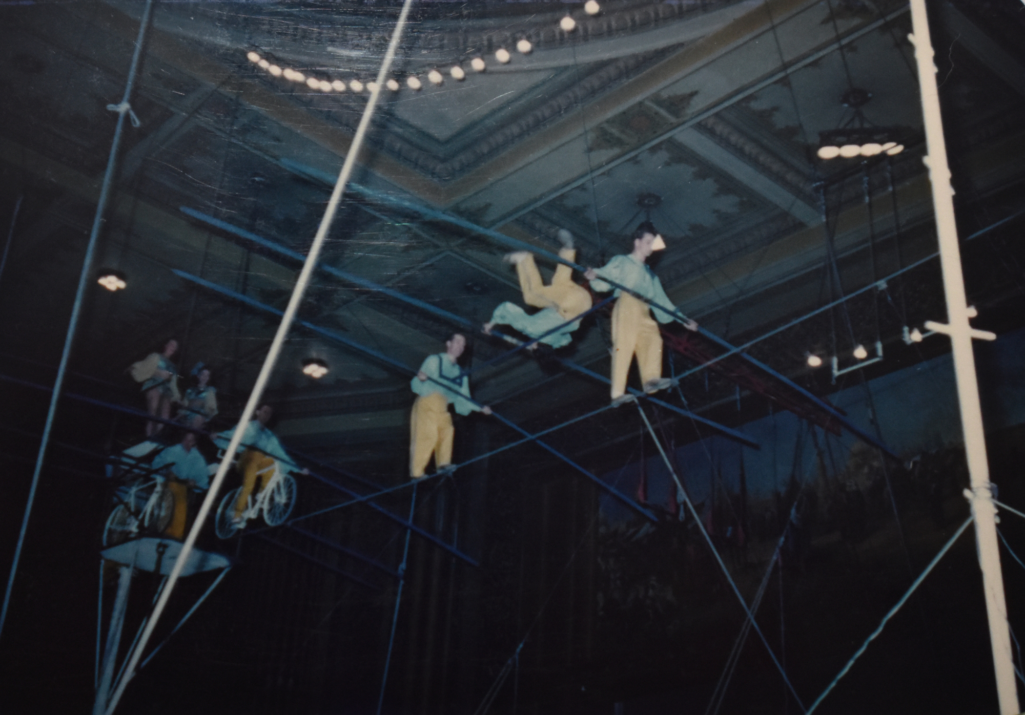Prior to his gorilla act with Arden Kreisch, Norbert Kreisch was part of an acrobatic and high wire act.