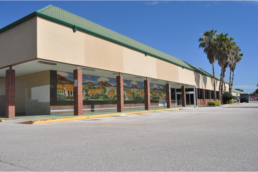 The Ringling Shopping Center site is intended to become a mixed-use hub of apartments and commercial space.