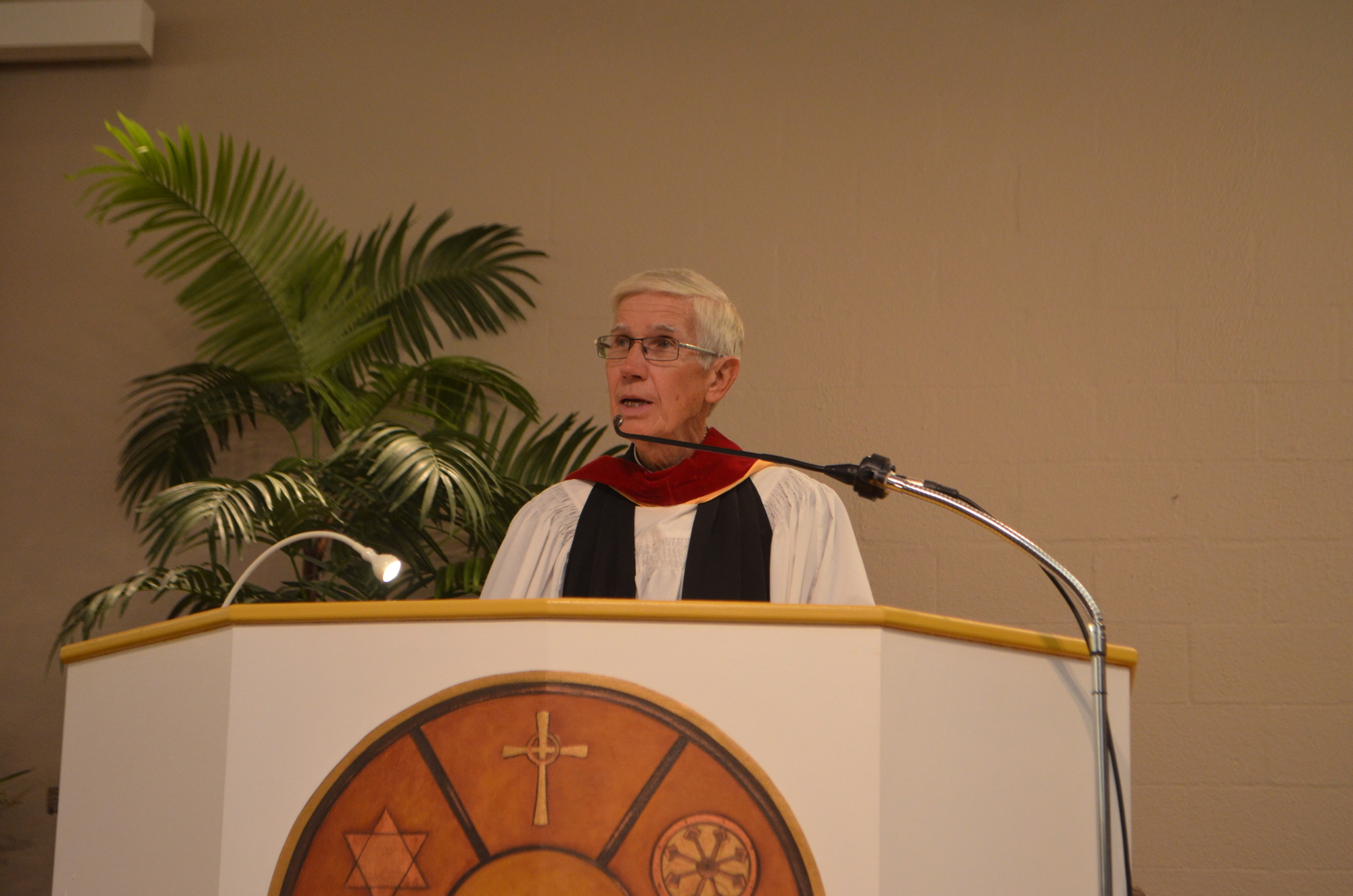 The Rev. David Danner at the 2016 Thanksgiving Interfaith Service.