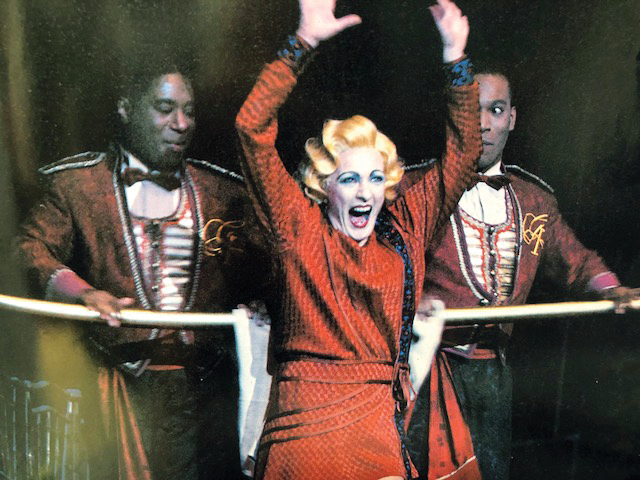 Michelle McCord (then known as Michelle Becker) as Flaemmchen in the 1991 production of “Grand Hotel” at Theatre of the West in Berlin, Germany.