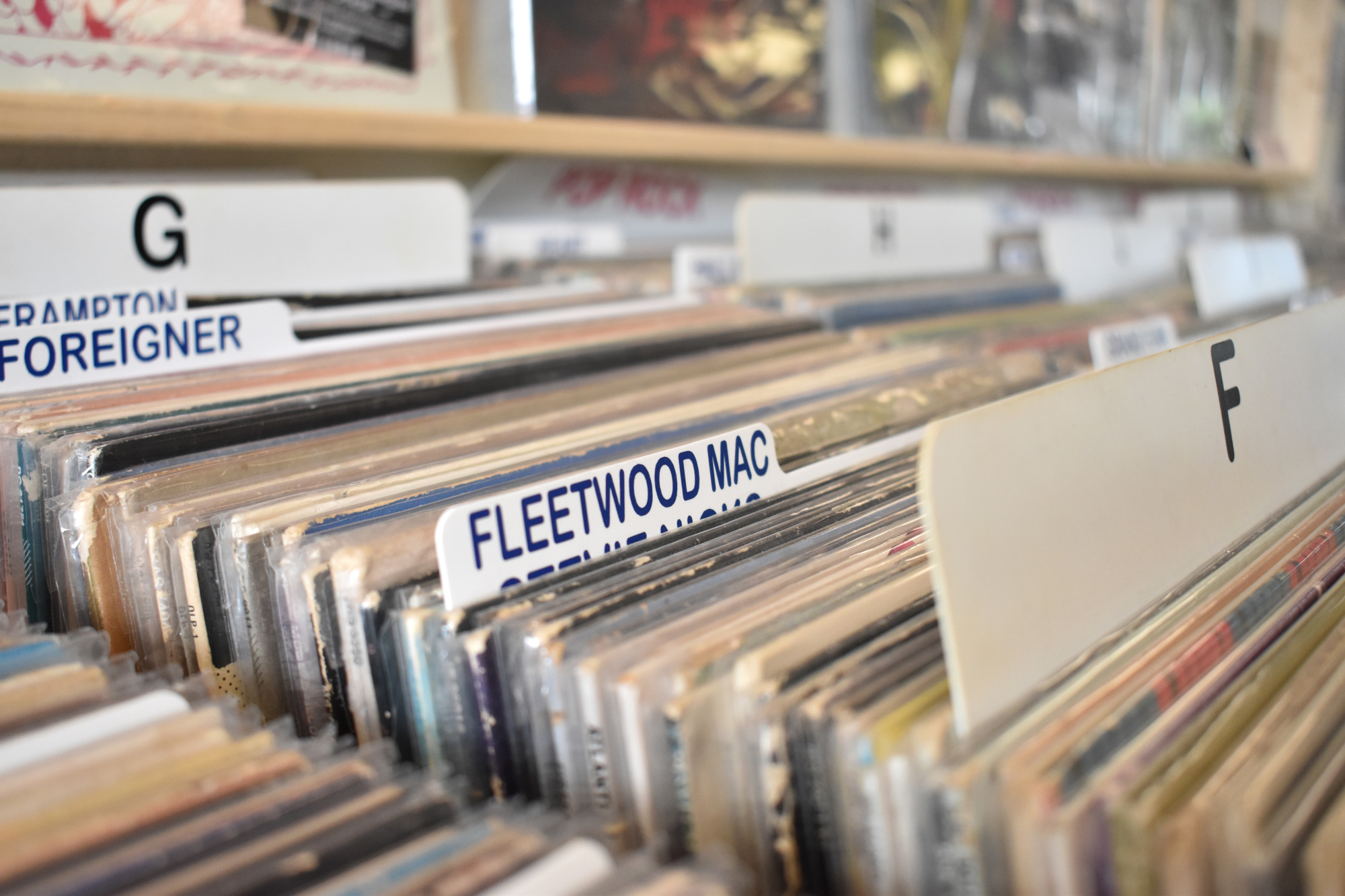 The store features everything from Fleetwood Mac to Taylor Swift. Photo by Niki Kottmann