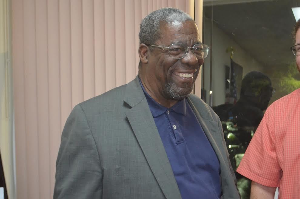 James Golden has a big smile after winning the District 6 school board seat over John Colon.