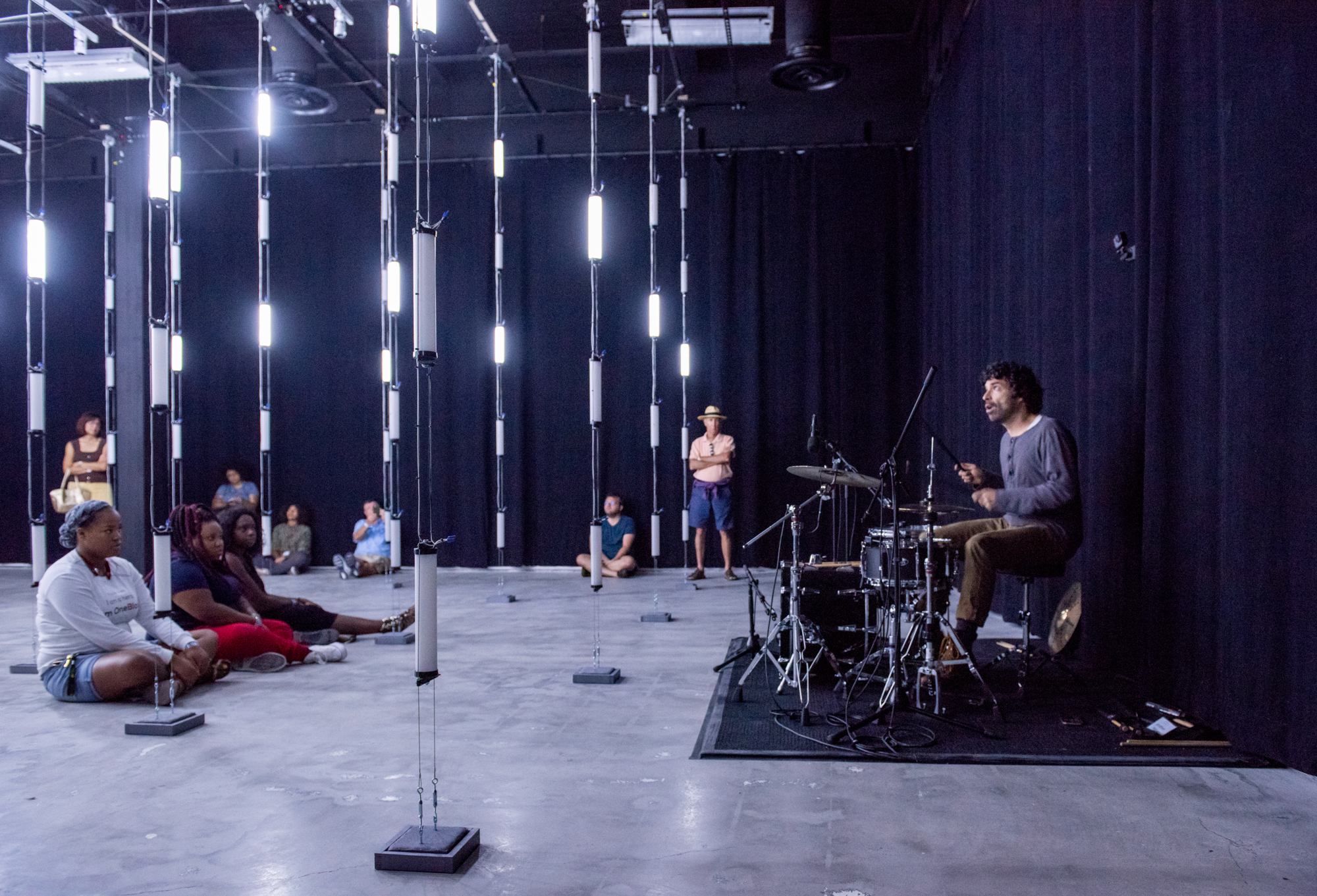 “Volumes” features daily drummer performances and special weekly performances by professionals. Photo by Peter Acker