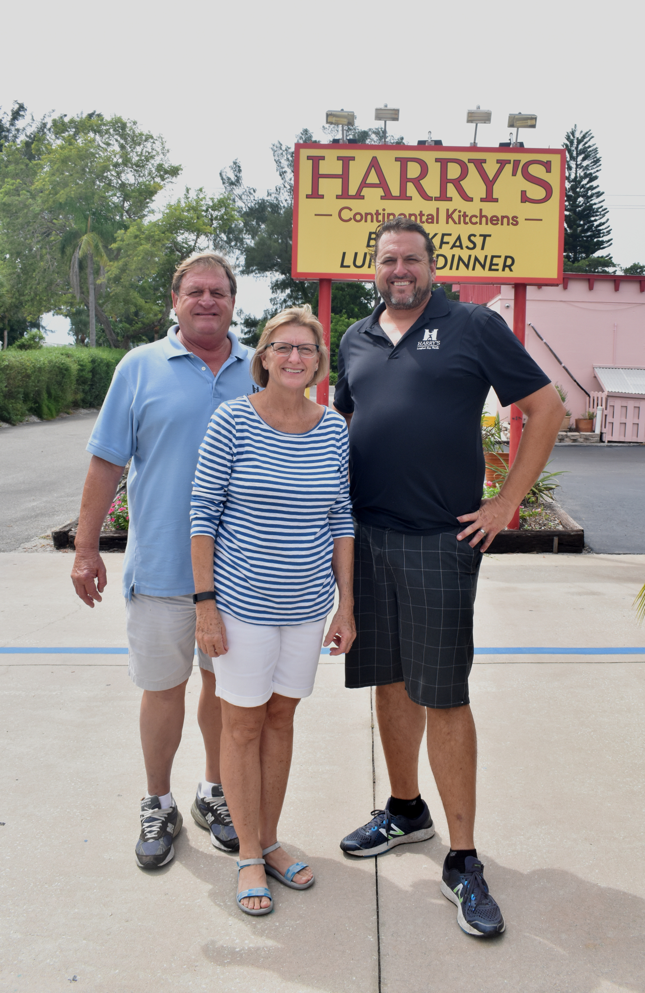 Harry, Lynn and Hal Christensen of Harry's Continental Kitchens