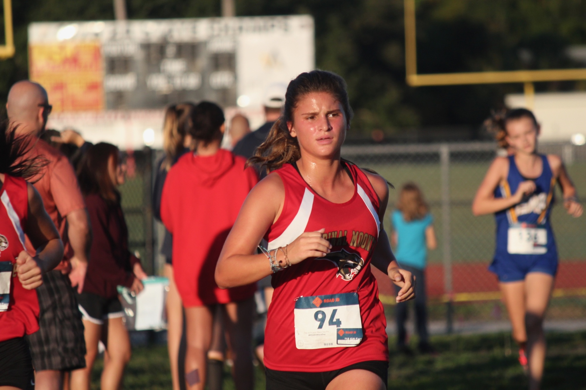 Jenna Santiago is in her first year of cross country for the Cougars. Photo courtesy Pam Landers.