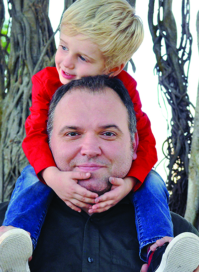 Gabriel Jiva, Riverwalk resident and dad to sons Alexander, 4, (above) and Frederick,  2 months