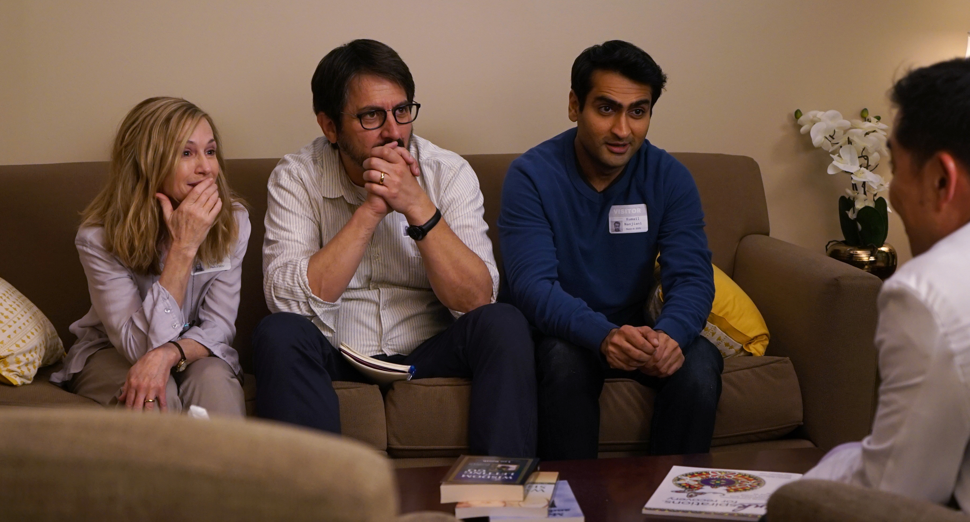 Holly Hunter, Ray Romano and Kumail Nanjiani in 