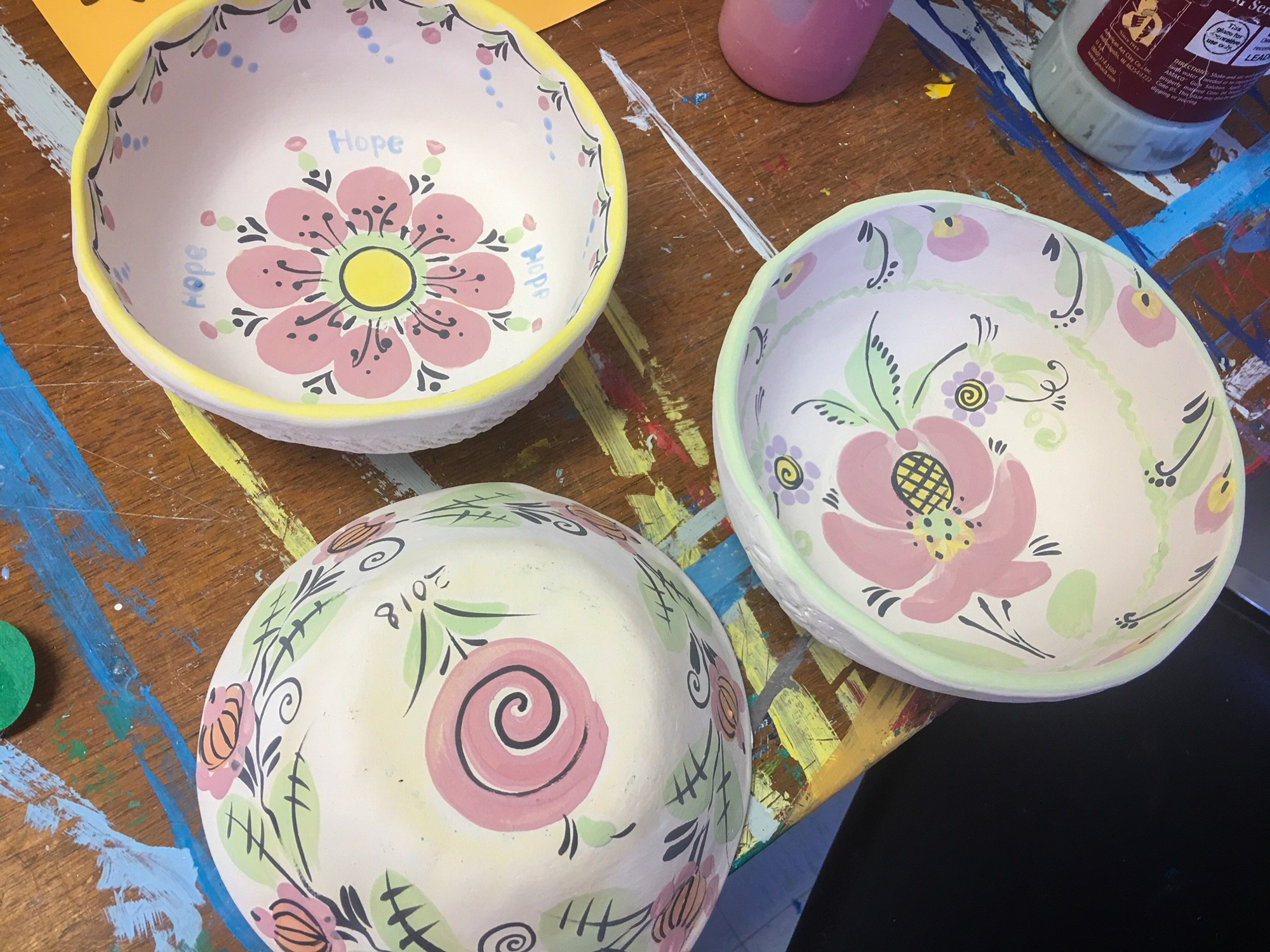 A selection of ceramic bowls one can choose from at this year's Bowls of Hope event. 