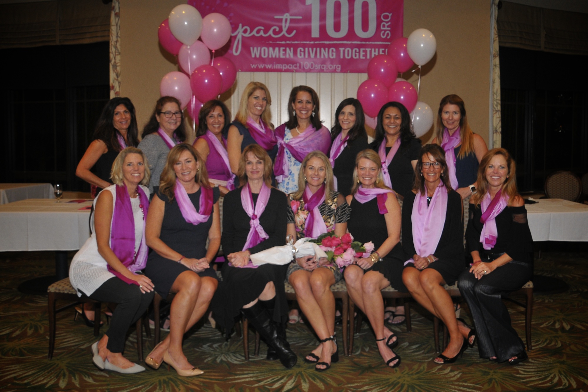 Members of the Impact 100 SRQ Board of Directors during the chapter's launch event on Nov. 4. 