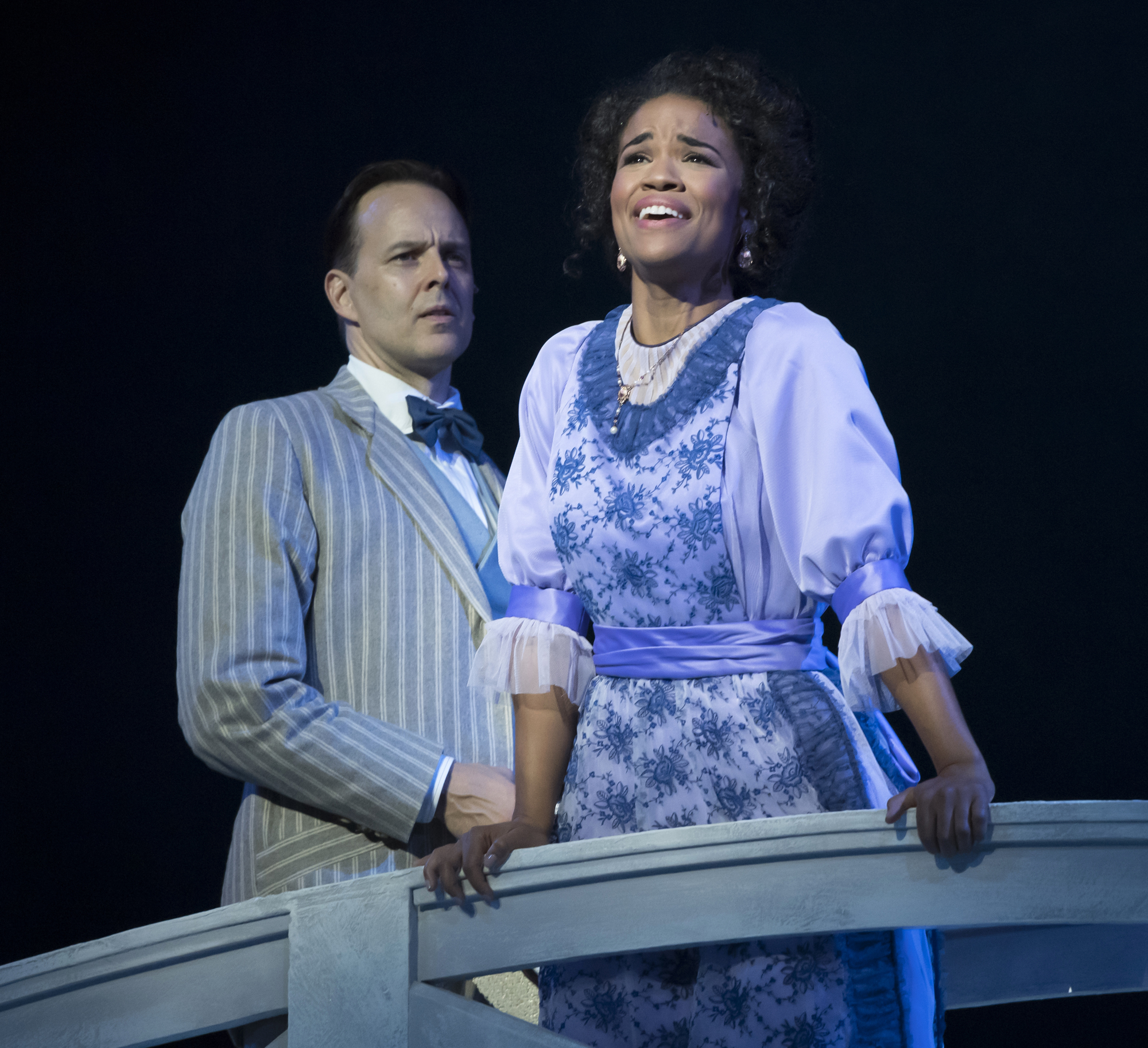 Noah Racey and Britney Coleman in Asolo Rep's production of 