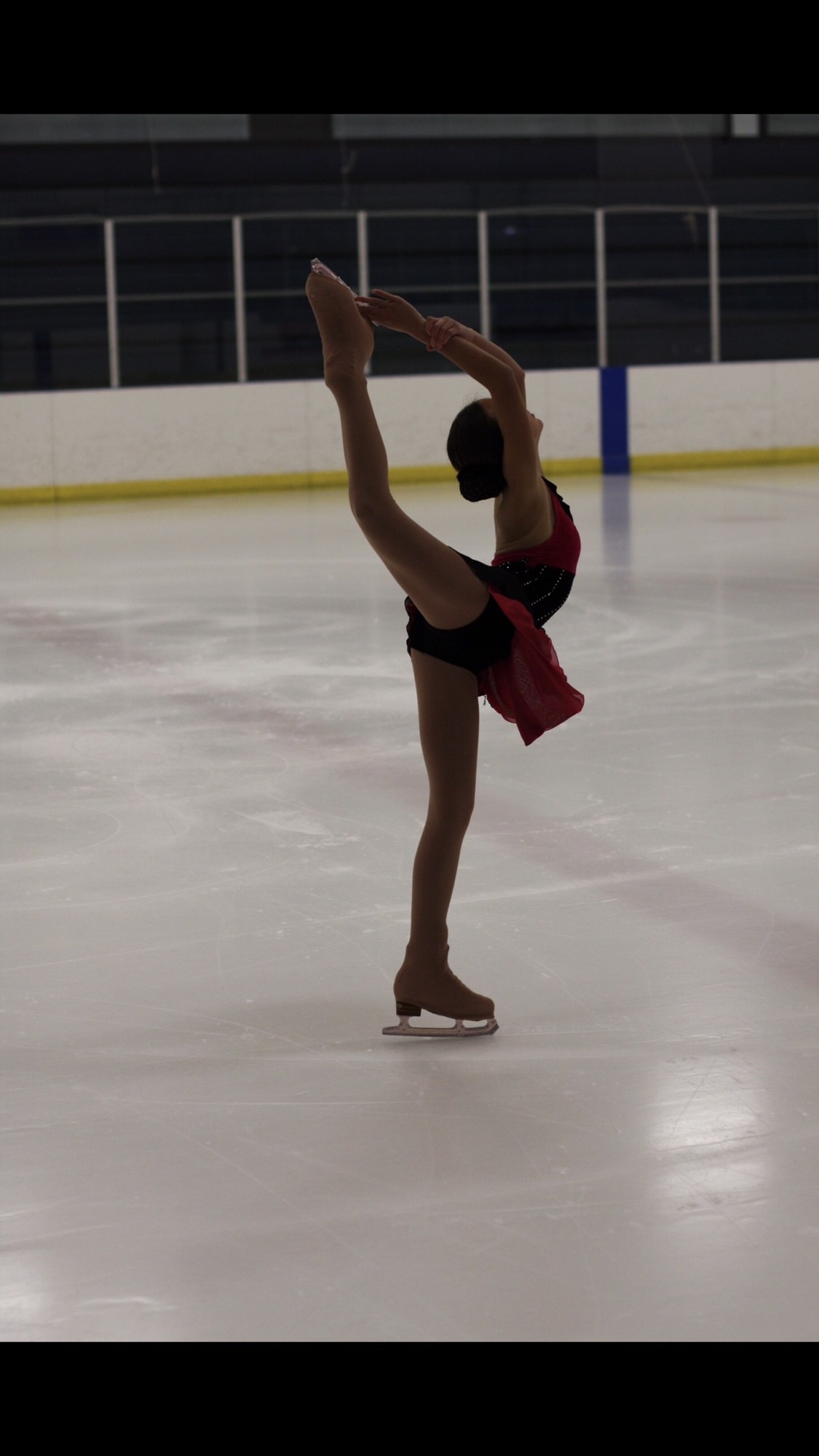 Ava Vandroff practice her figure skating at the Ellenton Ice and Sports Complex. Courtesy photo.