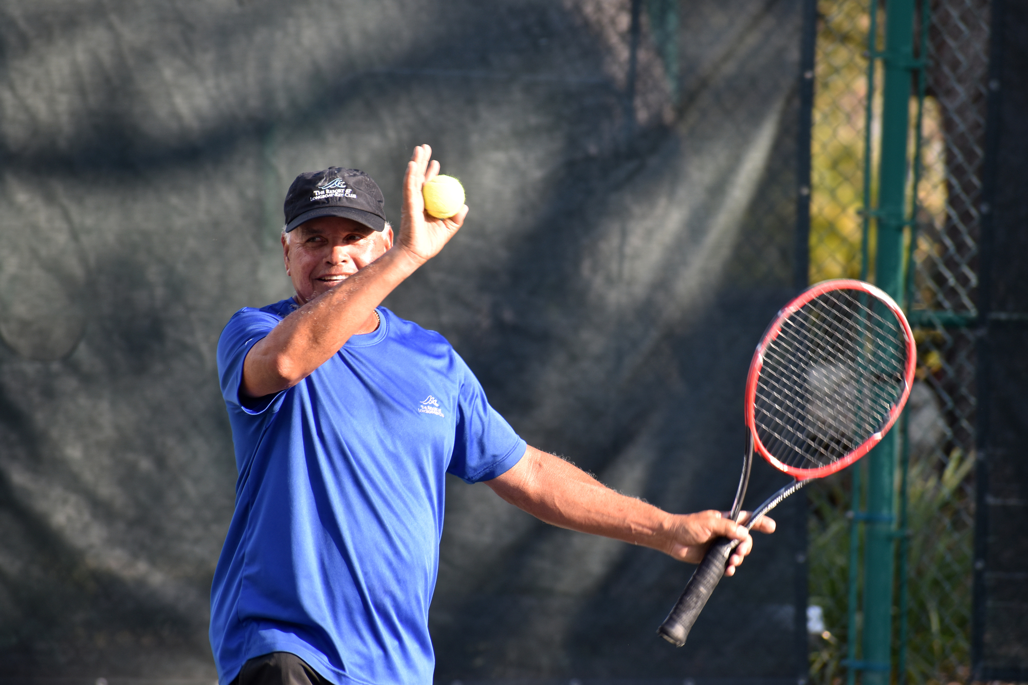 Sammy Aviles was a tennis pro at the Colony. He is now a tennis pro at the Longboat Key Club. Photo by Katie Johns