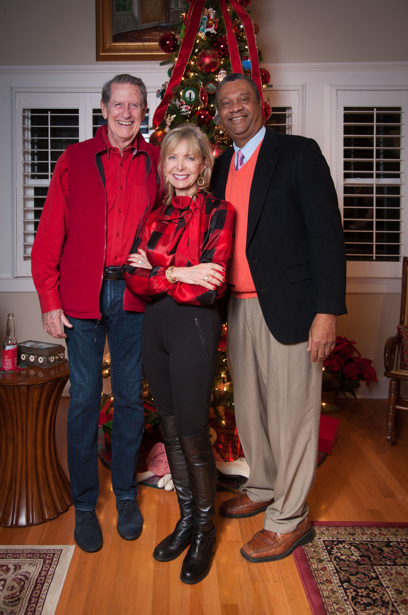 Jim and Charlie Ann Syprett with Judge Charles E. Williams. Photo by Lori Sax.